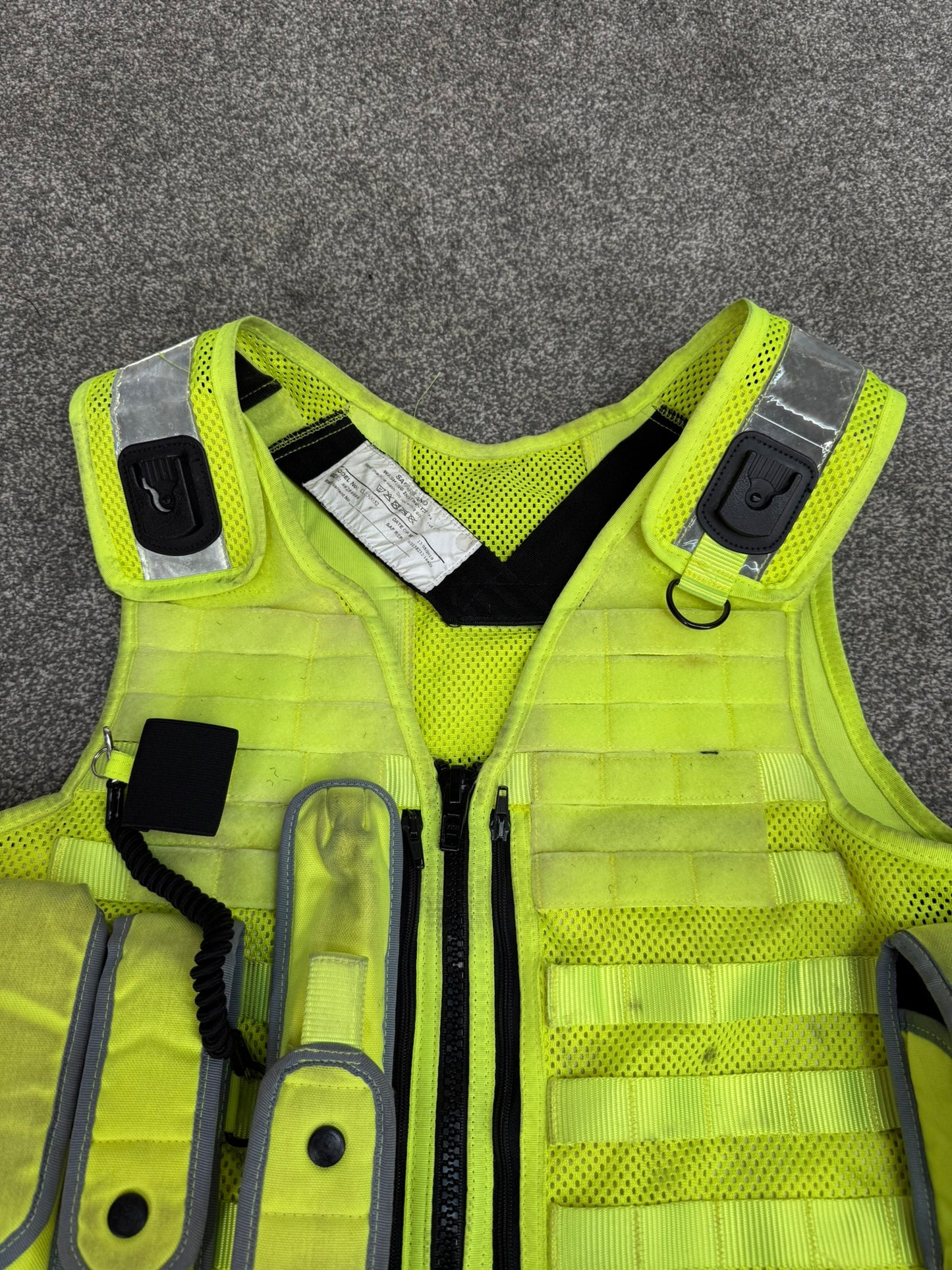 Ex Police Safariland Molle Vest Hi-Vis Tactical Utility Security Airsoft Vest