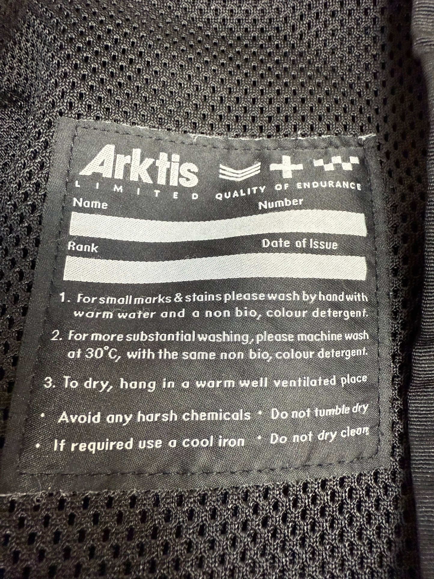 Ex Police Black Arktis Vest Utility Tac Vest MEDIUM Airsoft Security