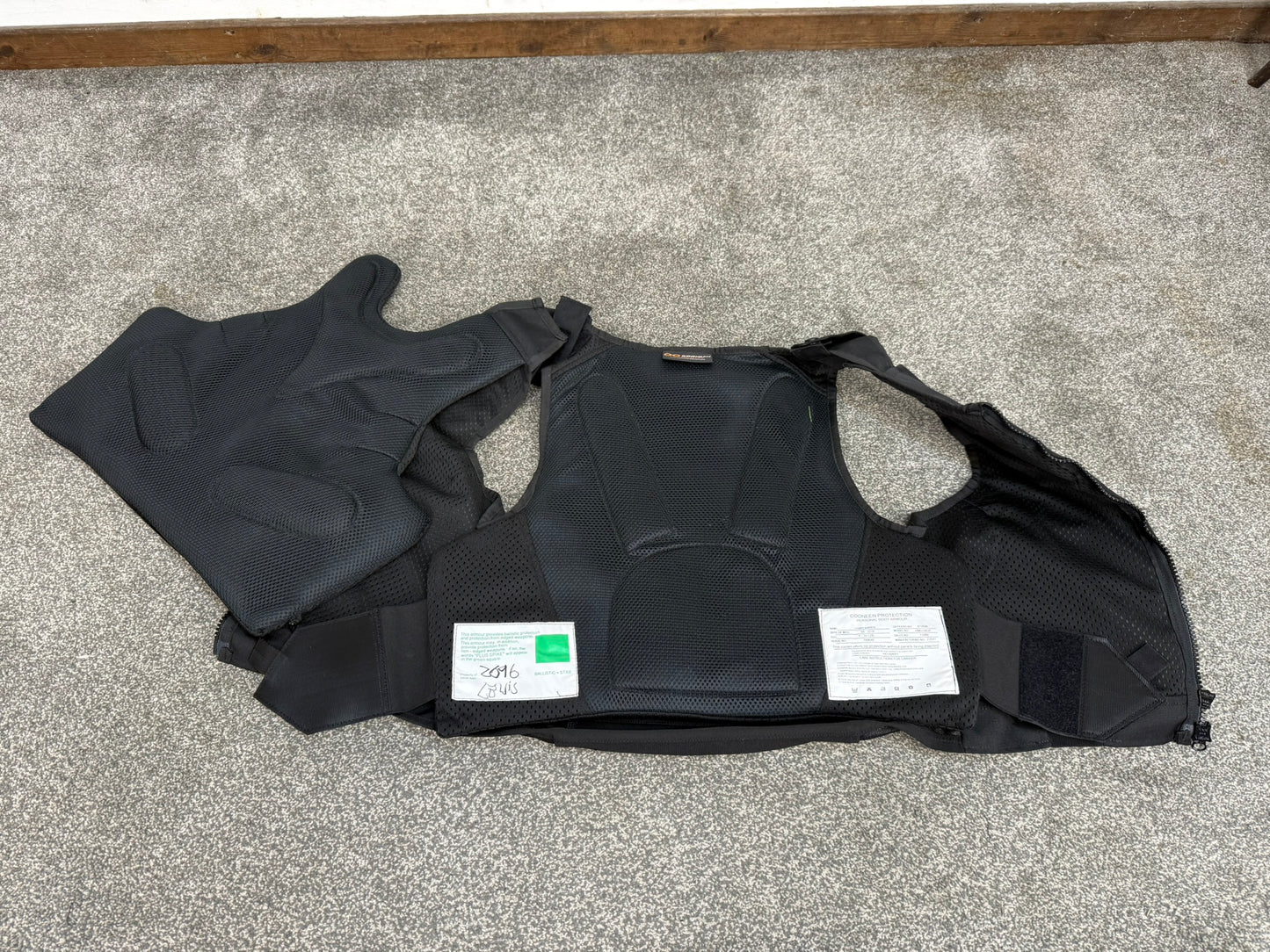 Ex Police Cooneen Body Armour Vest Anti Stab & Ballistic HG1A & KR1 SML-MED Security