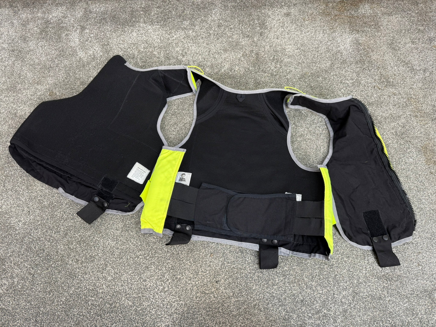 Ex Police Highmark Body Armour Vest XL Anti Stab & Ballistic HG1A & KR1 Security