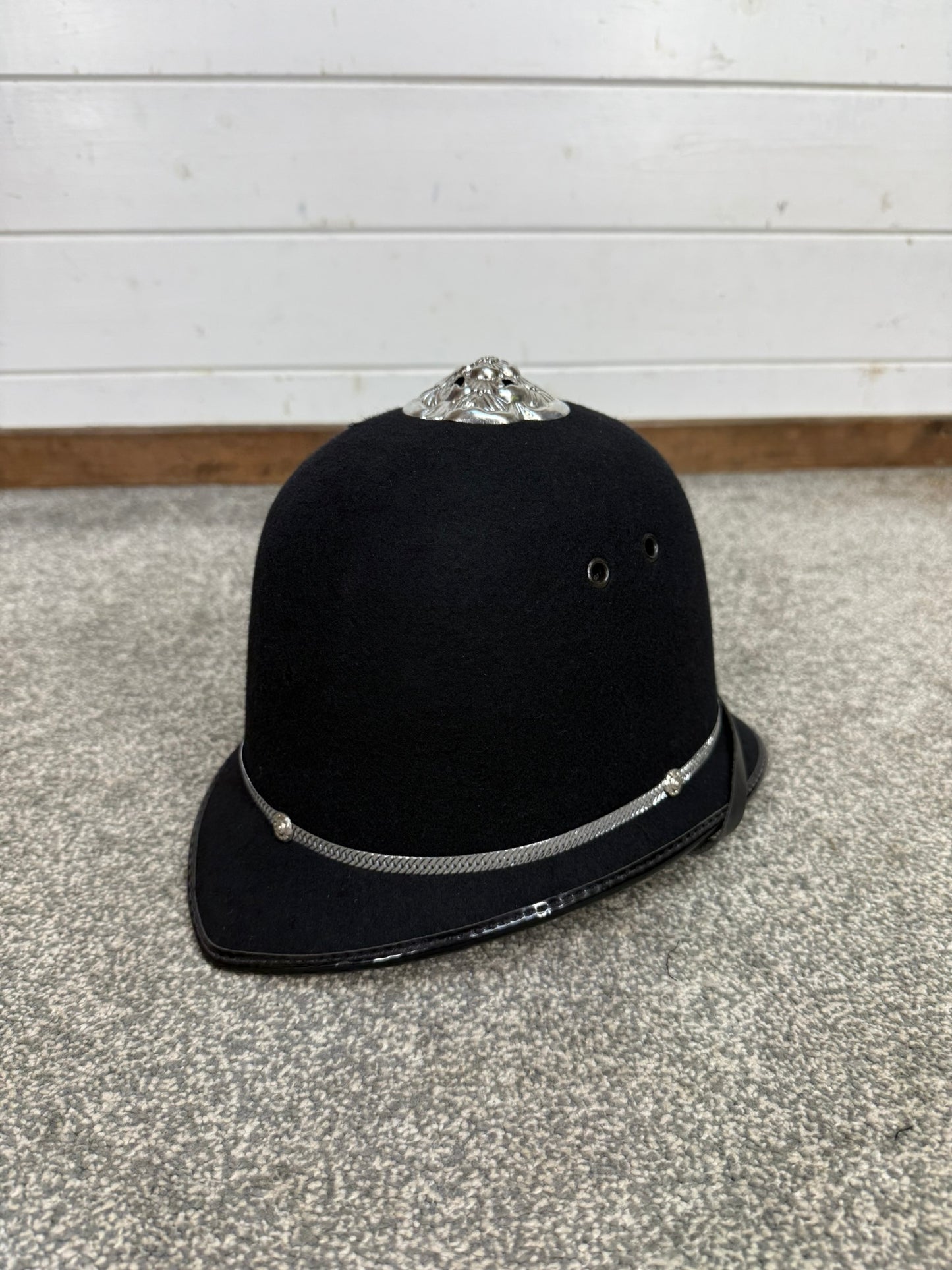 Ex Police Bobby Custodian Helmet Rose Top 58cm Collector Display