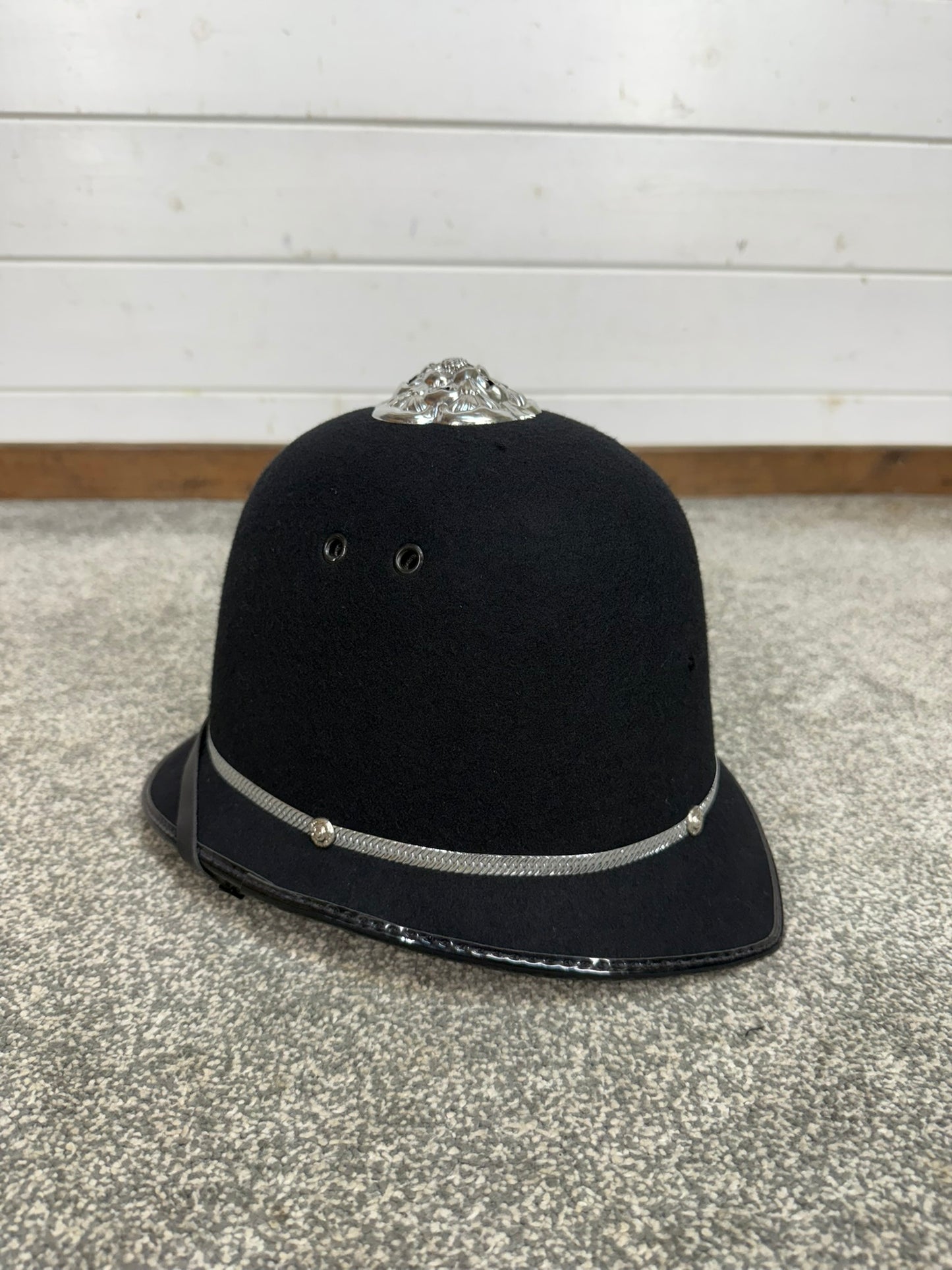 Ex Police Bobby Custodian Helmet Rose Top 58cm Collector Display