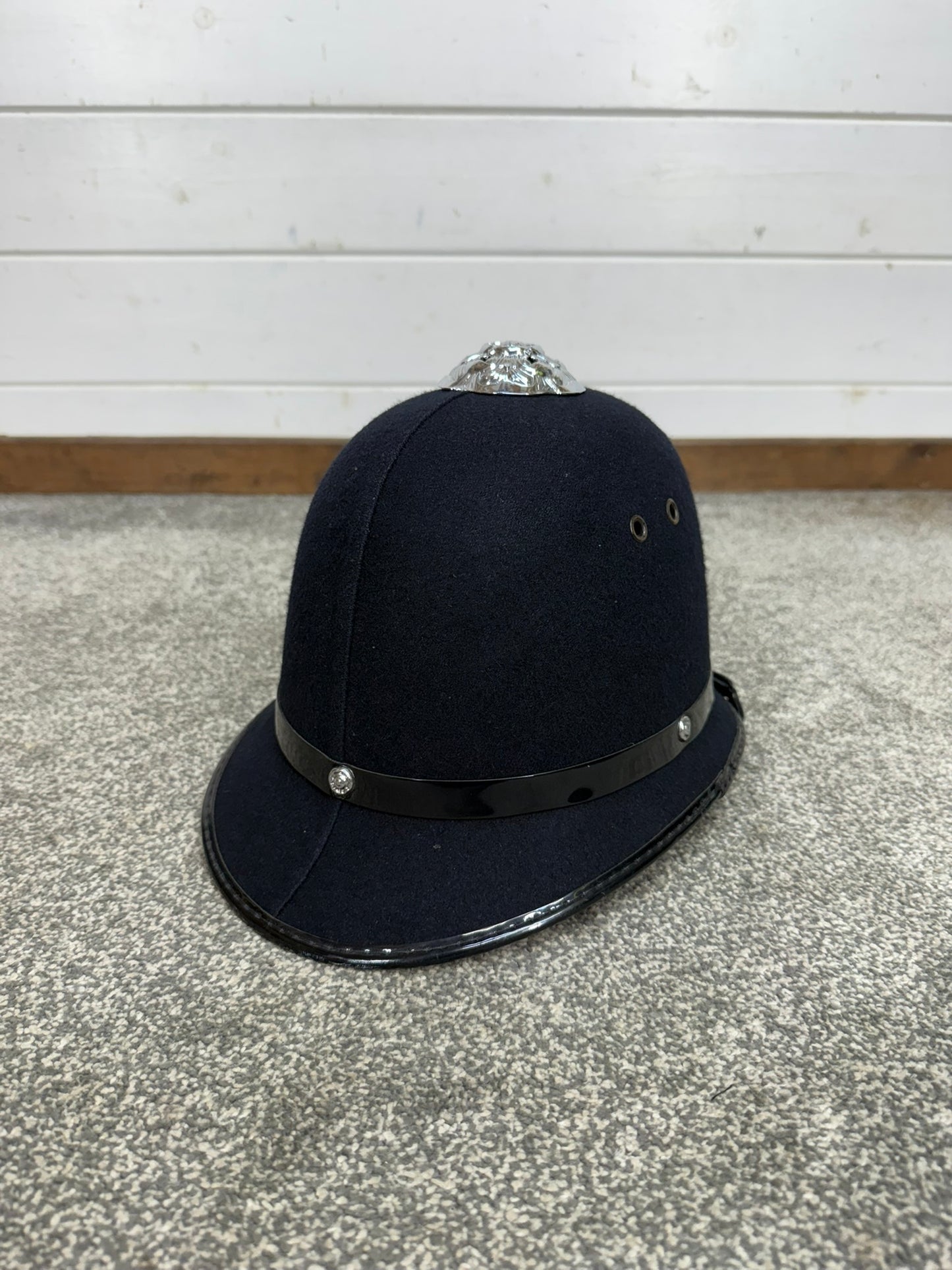 Ex Police Bobby Custodian Helmet Rose Top 58cm Collector Police Display