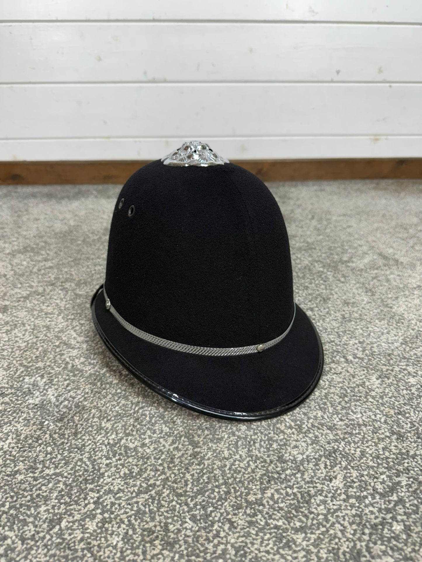 Ex Police Bobby Custodian Helmet Rose Top 58cm Collector Display Fancy Dress