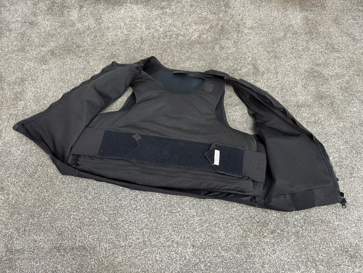 Ex Police Black Cooneen Body Armour Vest XL Anti Stab & Ballistic HG1A & KR1 Security