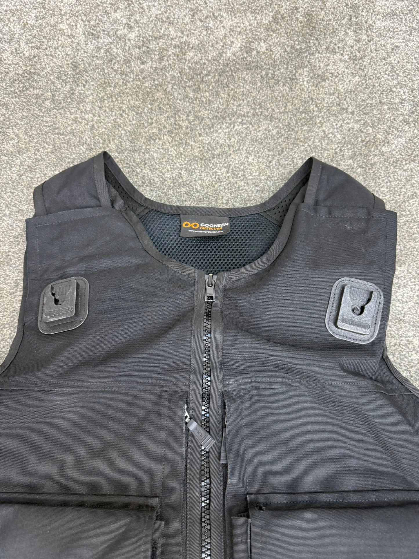 Ex Police Black Cooneen Body Armour Vest XL Anti Stab & Ballistic HG1A & KR1 Security