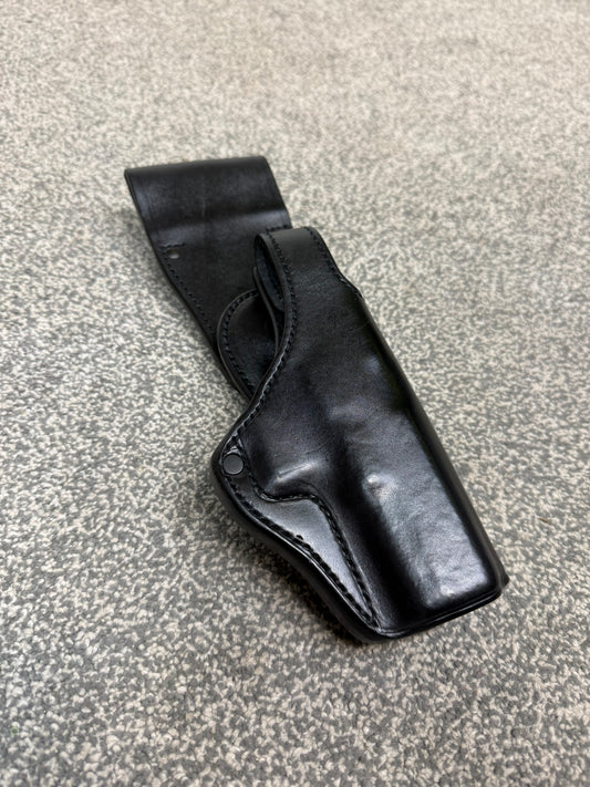 Ex Police PWL Glock 17 Leather Drop Leg Holster Airsoft Display