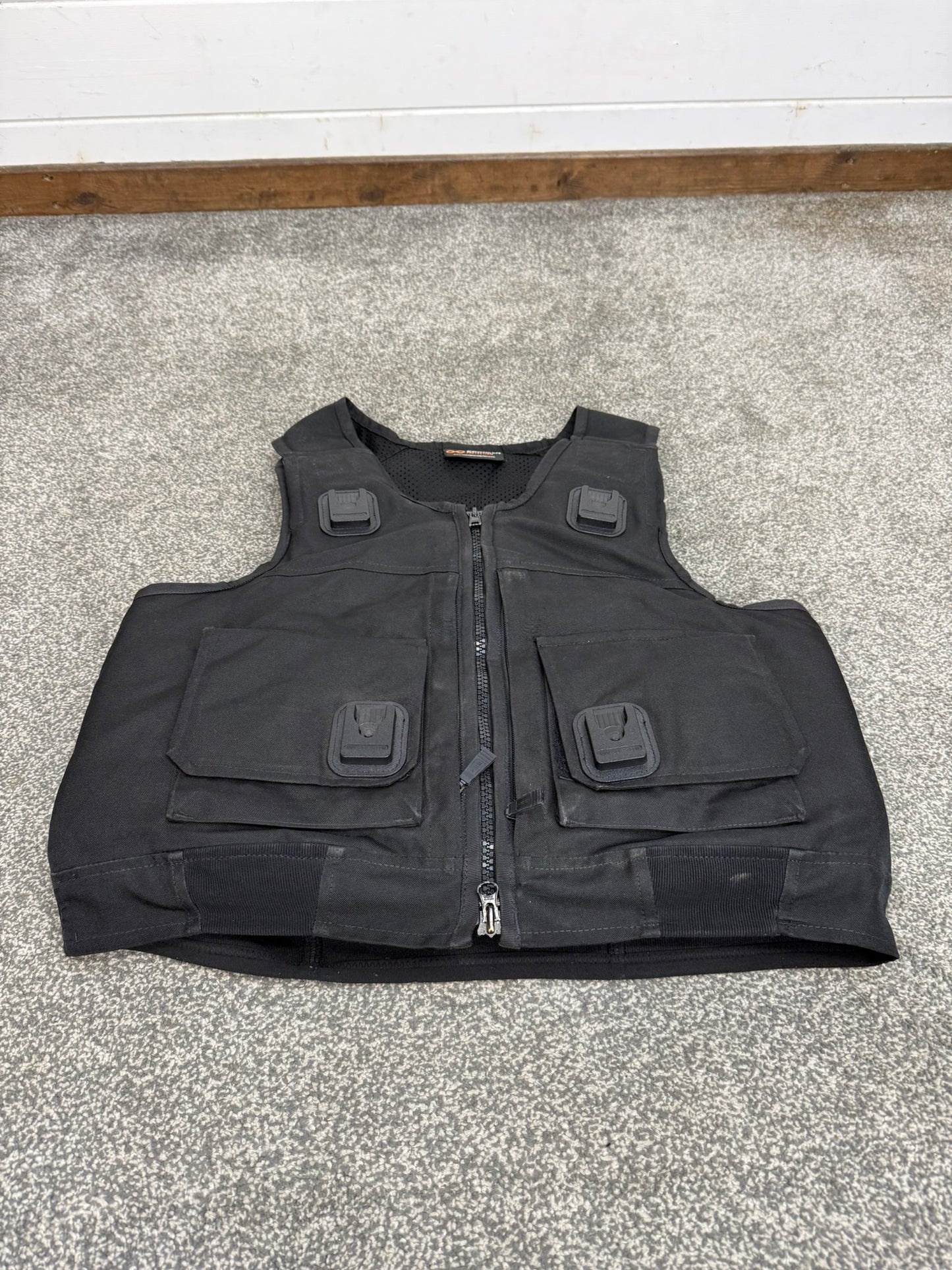Ex Police Black Cooneen Body Armour Vest M-L Anti Stab & Ballistic HG1A & KR1 Security