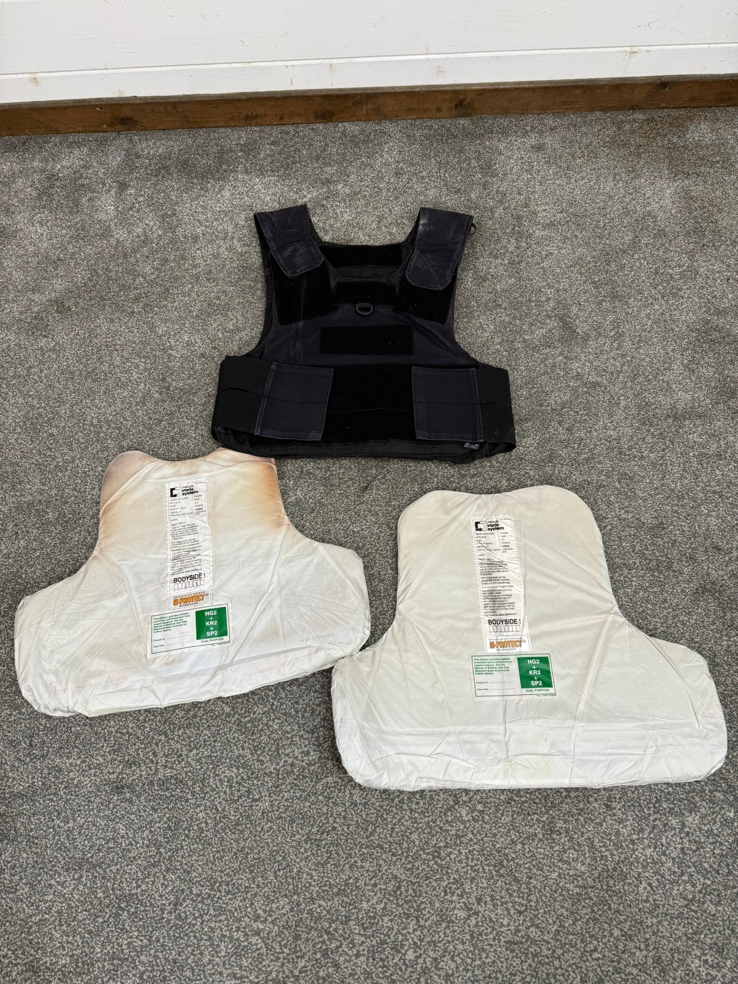 Ex Police Mehler Body Armour Vest Anti Stab & Ballistic HG2 / KR2 / SP2 MED Security