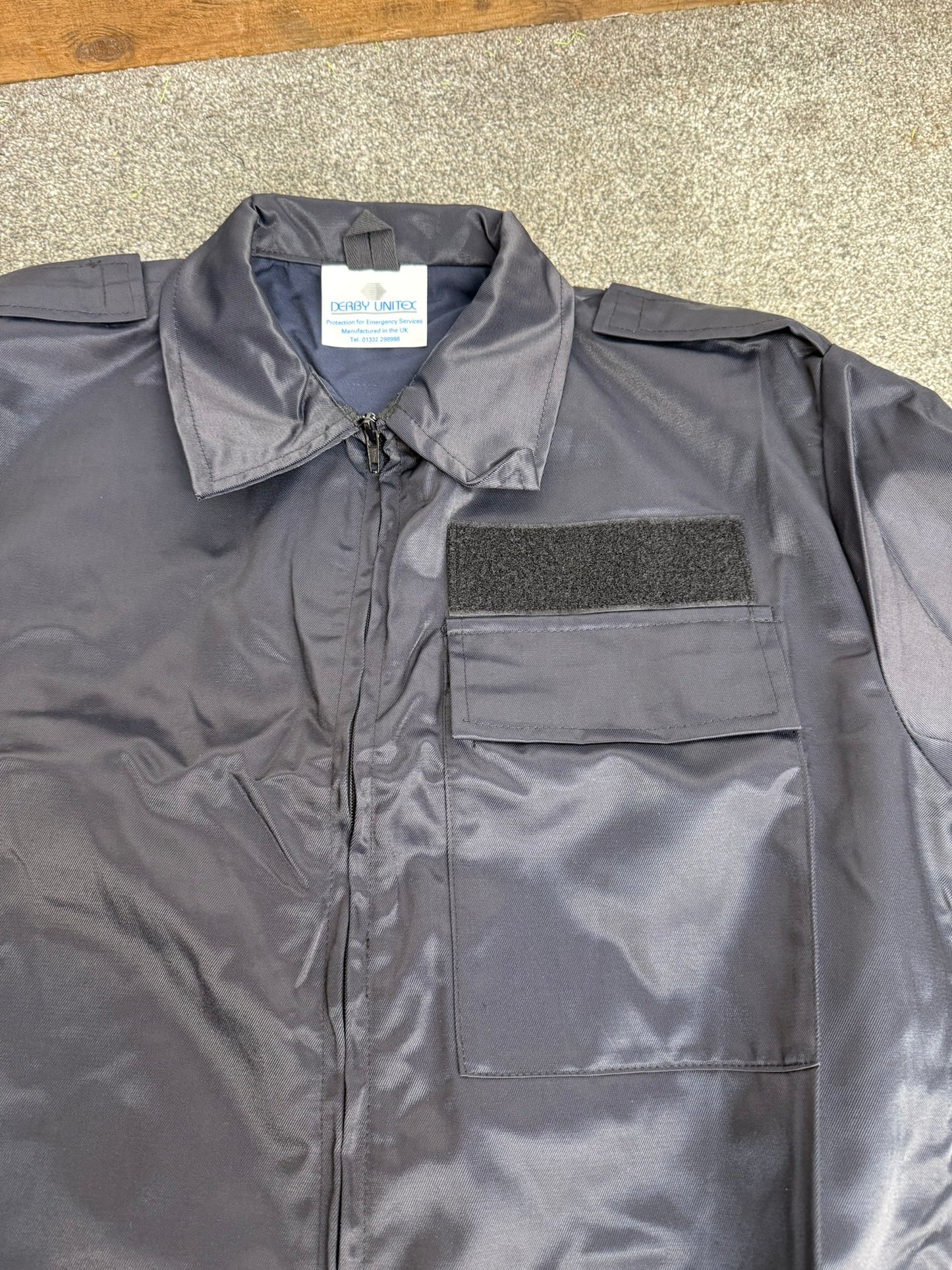 NEW Ex Police Derby Unitex Riot Coveralls 46" Overalls Workshop Garage Recovery