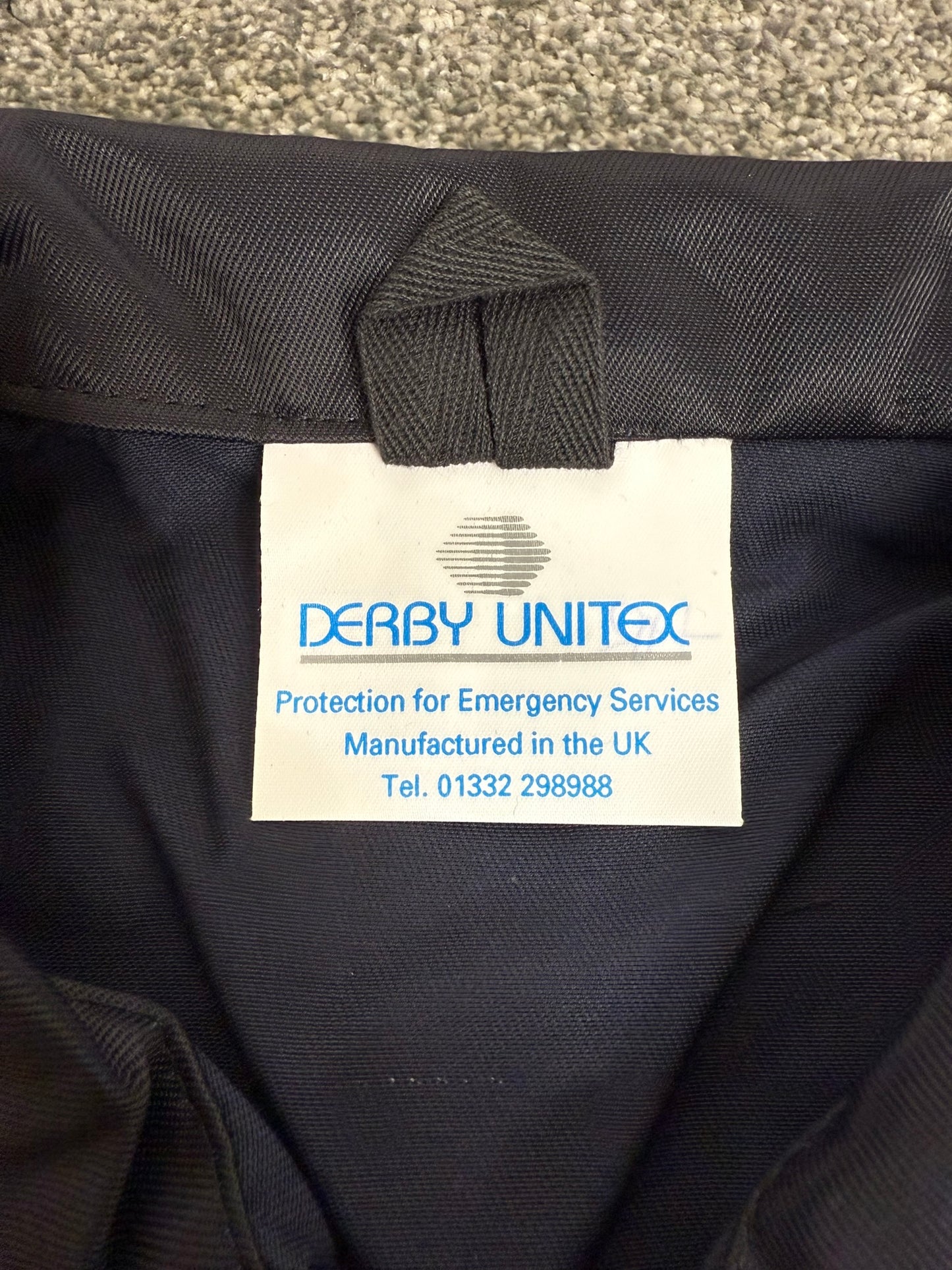 NEW Ex Police Derby Unitex Riot Coveralls 46" Overalls Workshop Garage Recovery