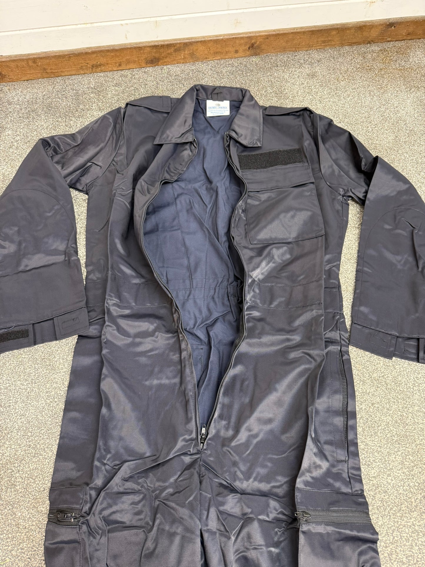 NEW Ex Police Derby Unitex Riot Coveralls 46" Overalls Workshop Garage Recovery