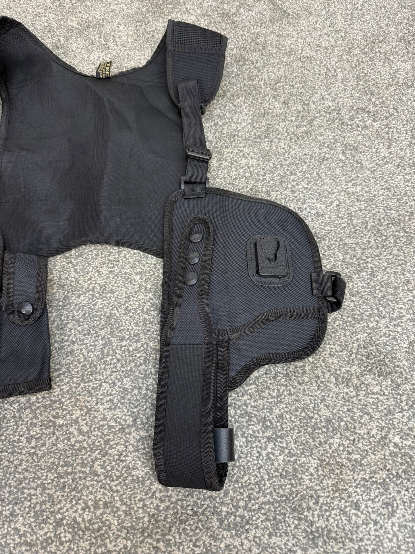 Ex Police Covert Shoulder Harness Security Close Protection Klickfast Cuff Baton CS Pouch