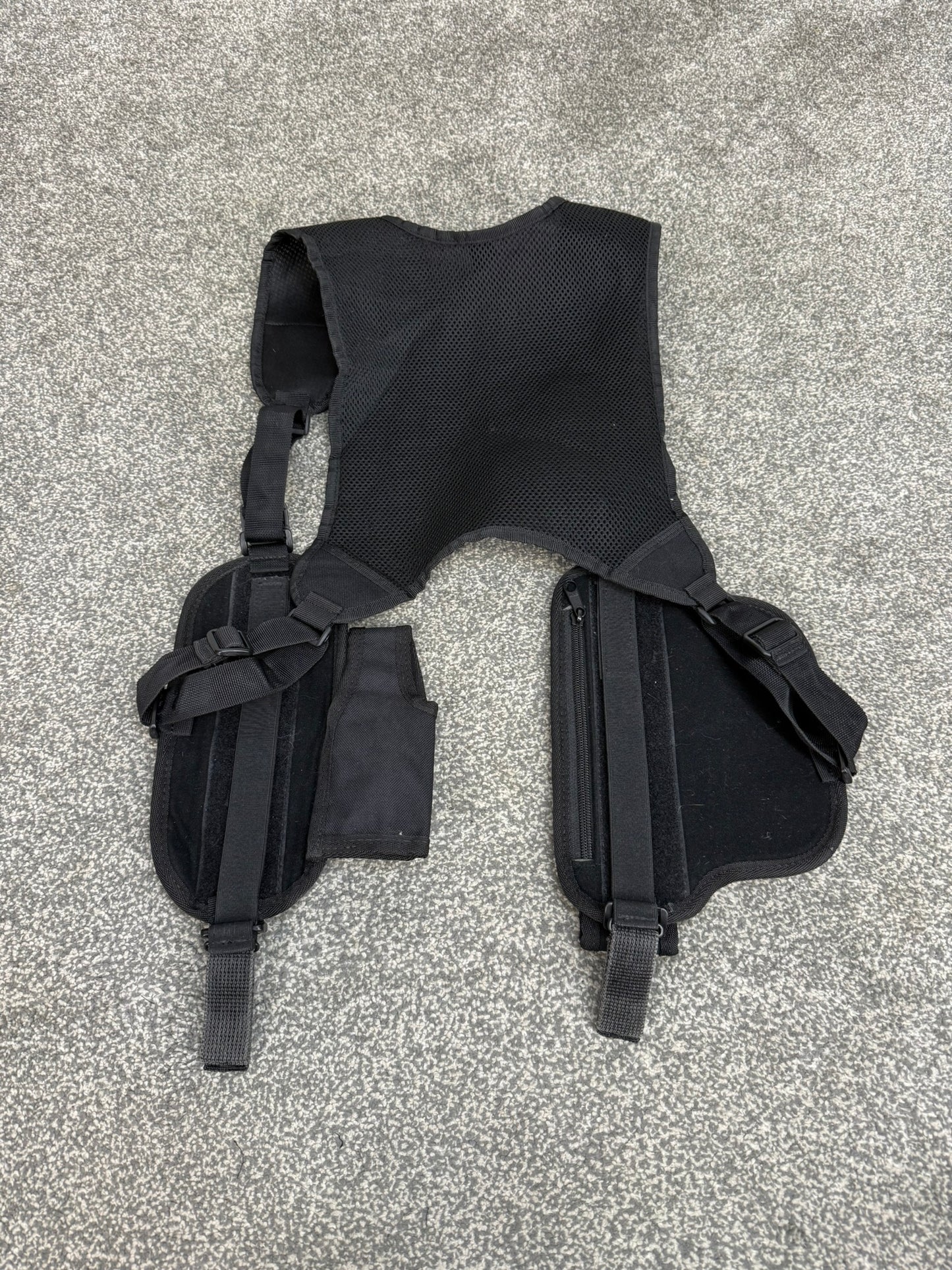 Ex Police Covert Shoulder Harness Security Close Protection Klickfast Cuff Baton CS Pouch