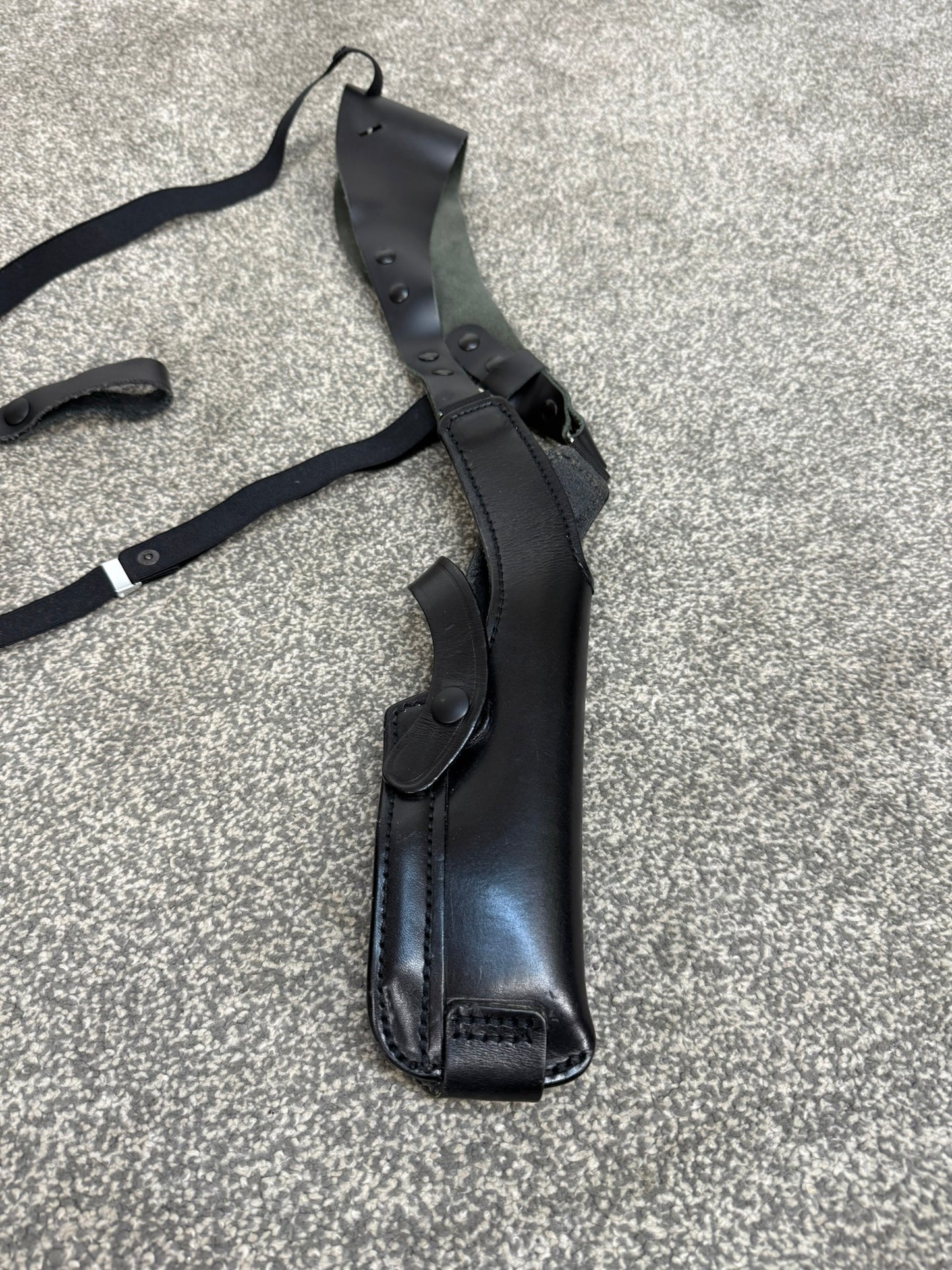 Ex Police PWL Glock 17 Leather Shoulder Holster Covert Underarm