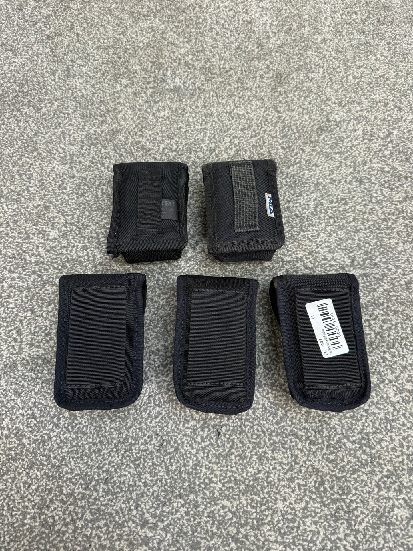 5x Ex Police Fast Strap Leg Restraints With Pouch Job Lot SIA Secuity