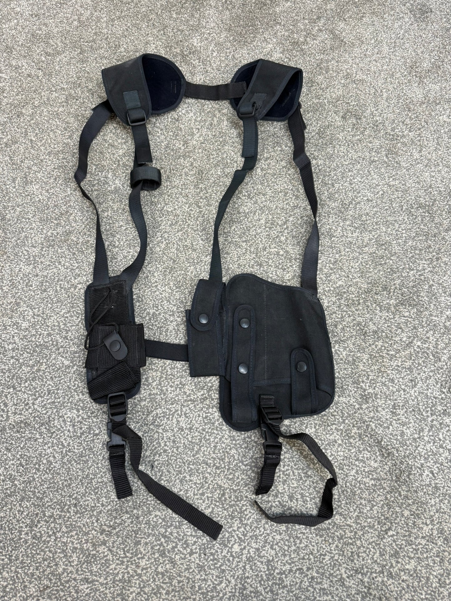 Covert Radio Harness With Pouches Ex Police Security PI Vest