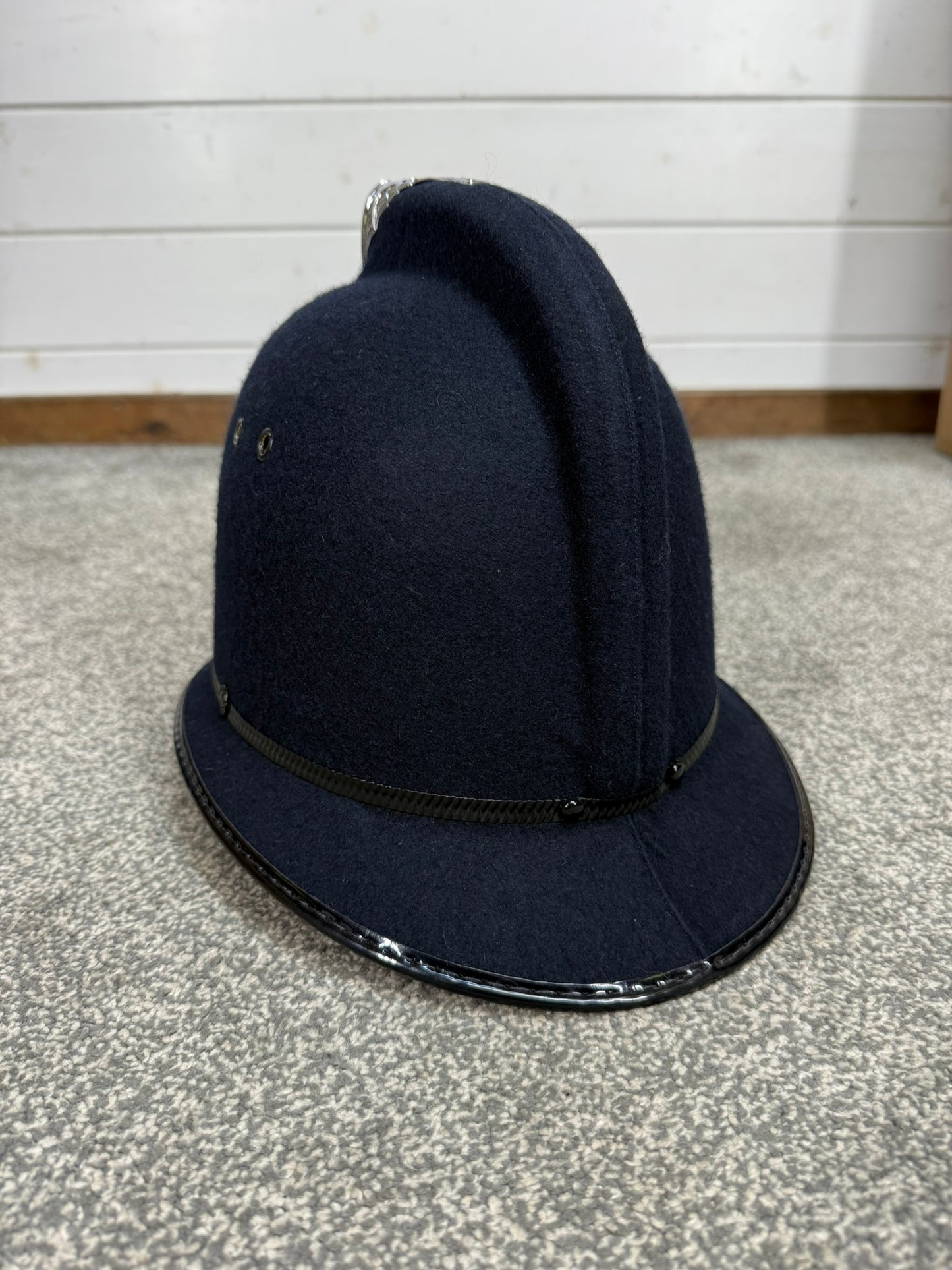 Genuine Ex Essex Police Bobby Helmet Coxcomb Hat 60cm Collector Memorabilia