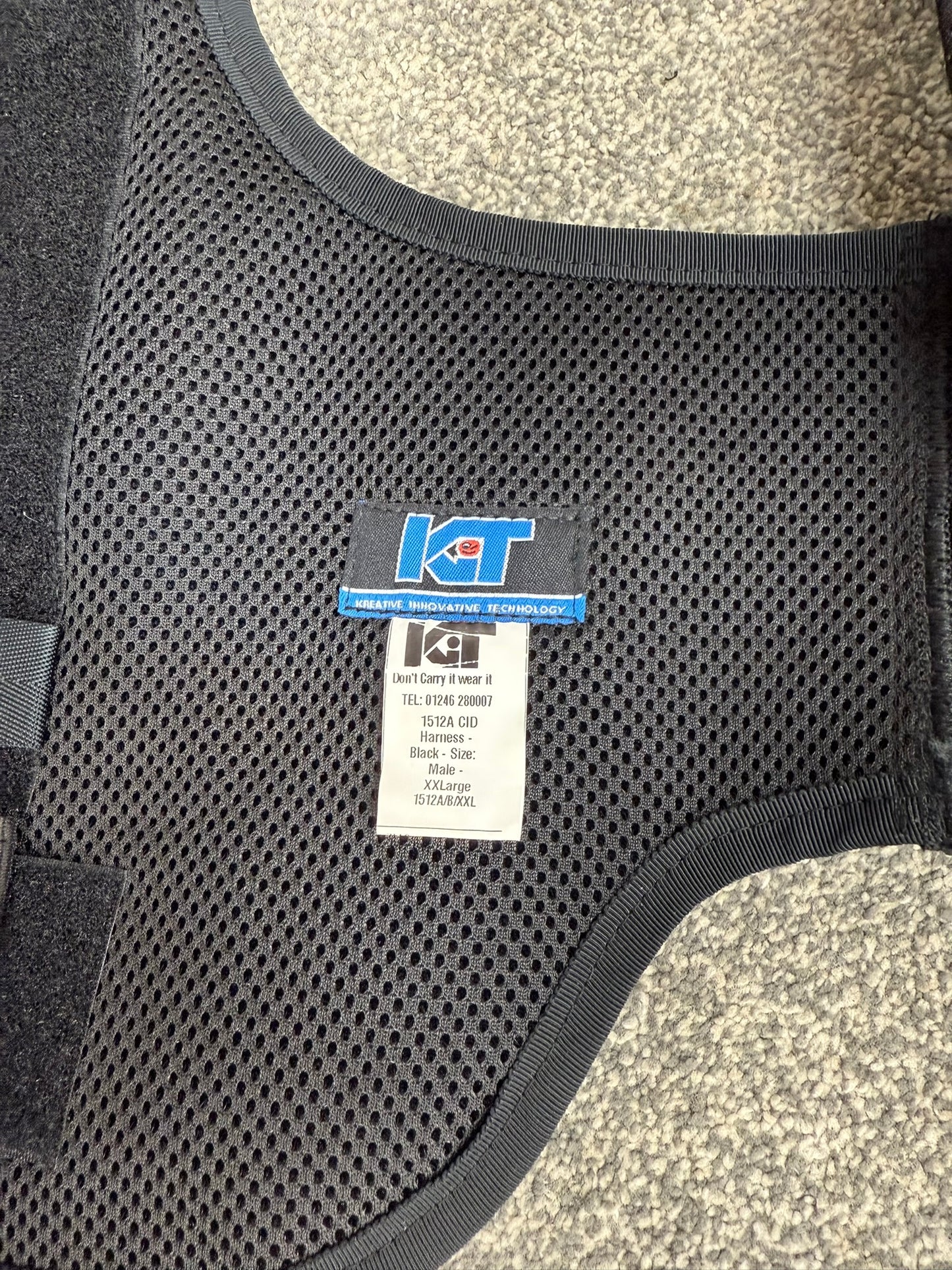 KIT Black Shoulder Harness Klickfast Equipment Holder Ex Police Security
