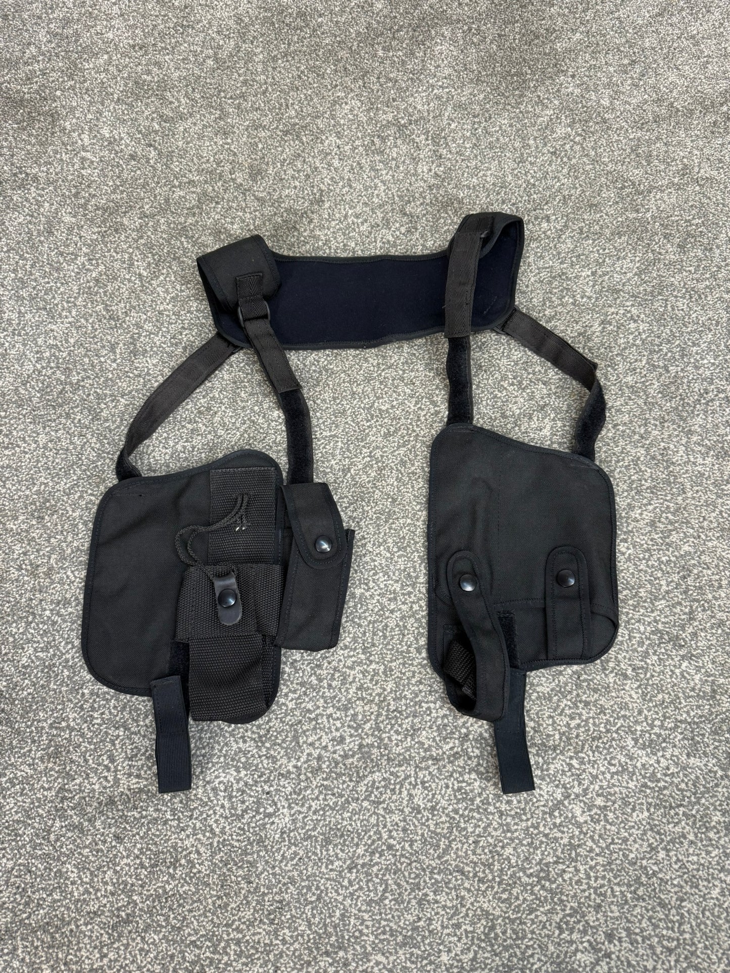 Ex Police Shoulder Harness With Pouches Close Protection Security Vest