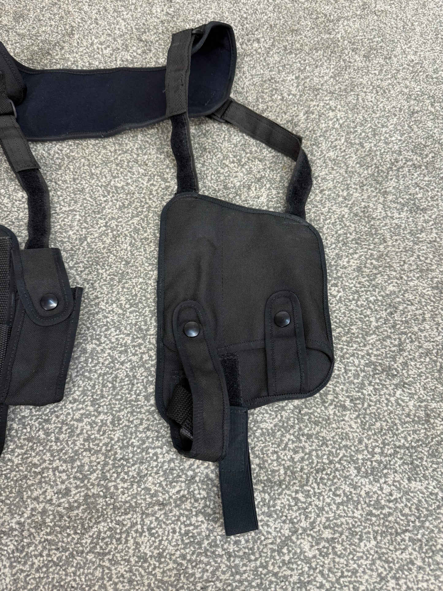 Ex Police Shoulder Harness With Pouches Close Protection Security Vest