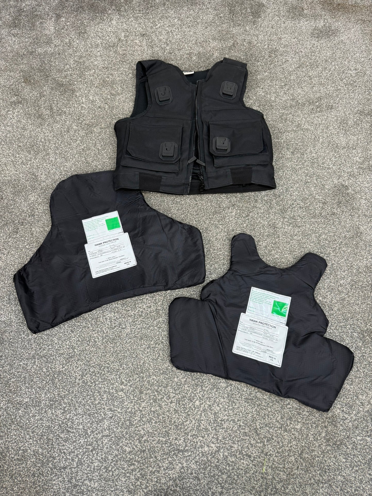 Ex Police Hawk Body Armour Female Vest Anti Stab & Ballistic HG1A & KR1 - Small