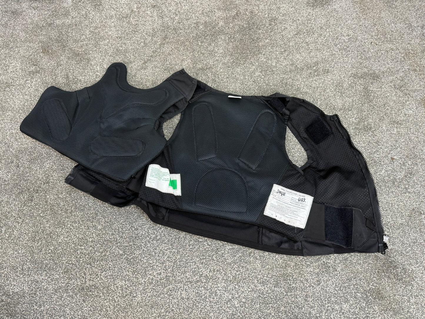 Ex Police Hawk Body Armour Female Vest Anti Stab & Ballistic HG1A & KR1 - Small
