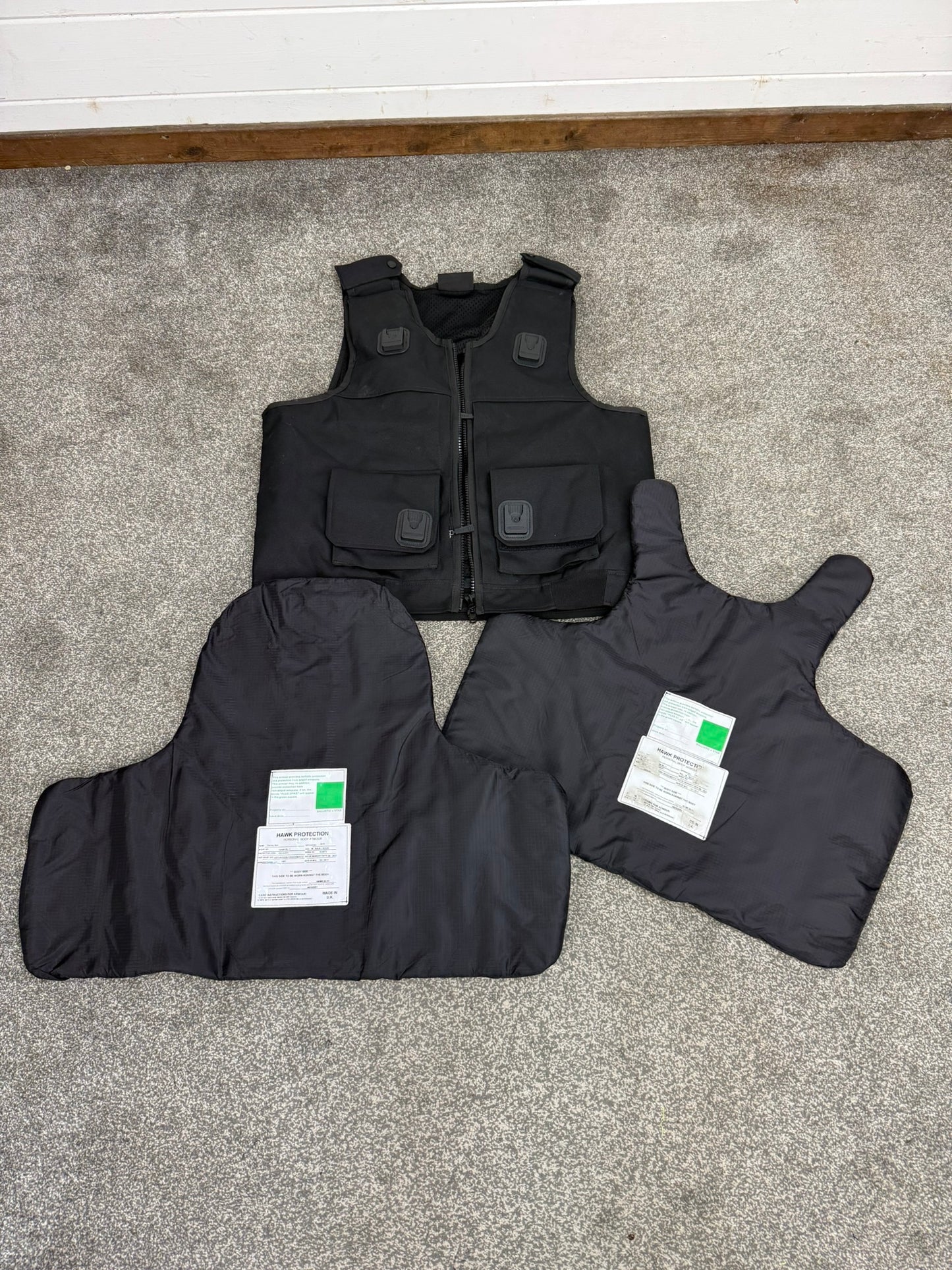 Ex Police Cooneen Body Armour Vest Anti Stab & Ballistic HG1A & KR1 - X Large