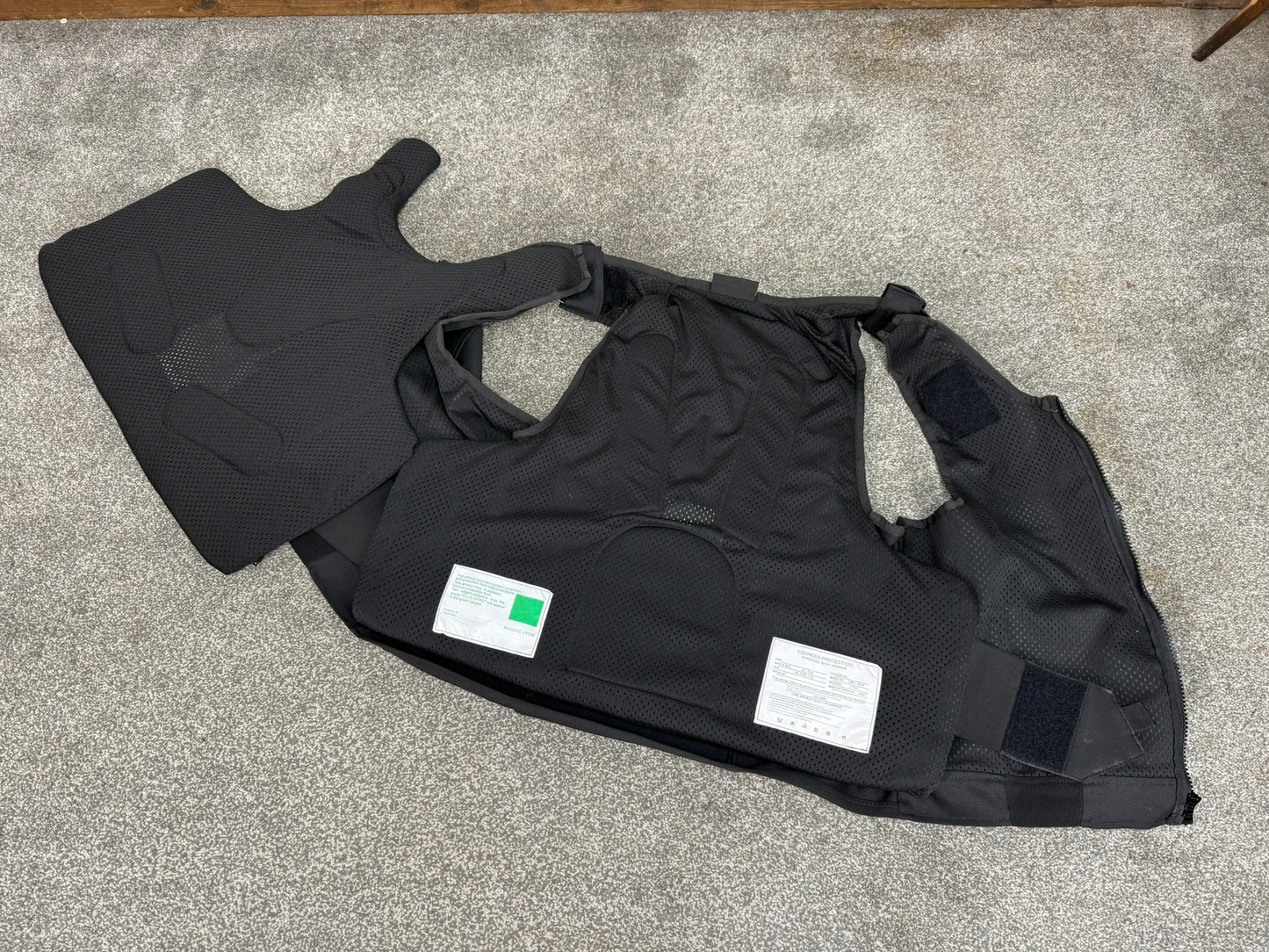 Ex Police Cooneen Body Armour Vest Anti Stab & Ballistic HG1A & KR1 - X Large
