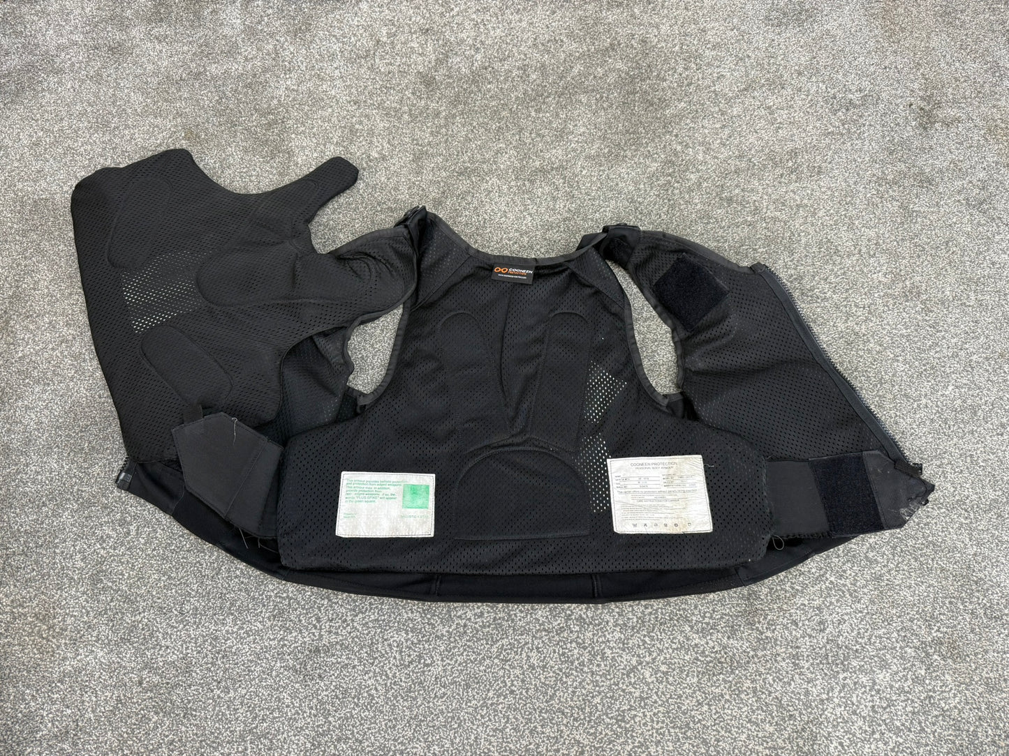 Ex Police Cooneen Body Armour Vest Anti Stab & Ballistic HG1A & KR1 - LARGE