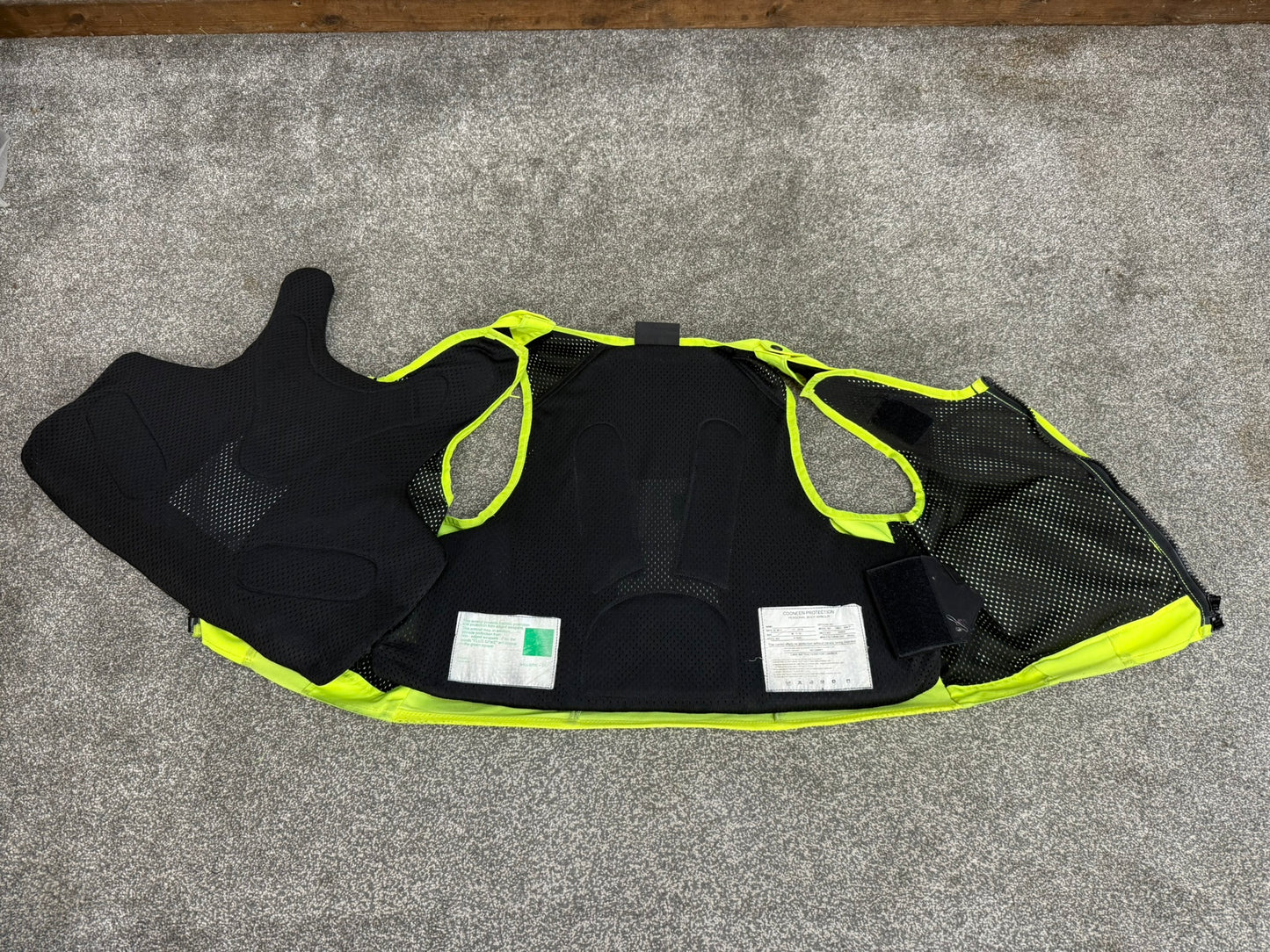 Ex Police Cooneen Body Armour Vest X LRG - Anti Stab & Ballistic HG1A & KR1