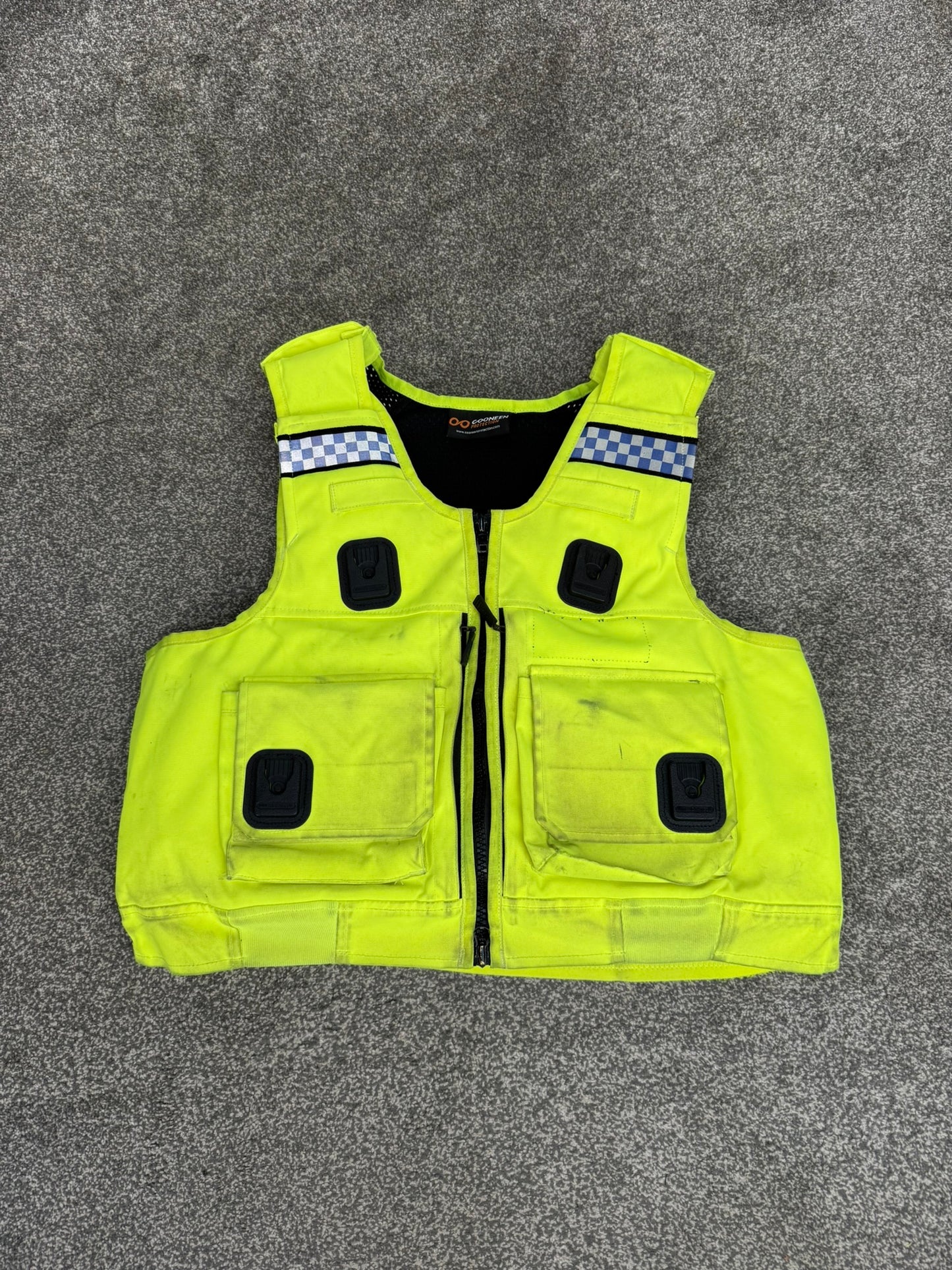 Ex Police Cooneen Body Armour Vest X LRG - Anti Stab & Ballistic HG1A & KR1