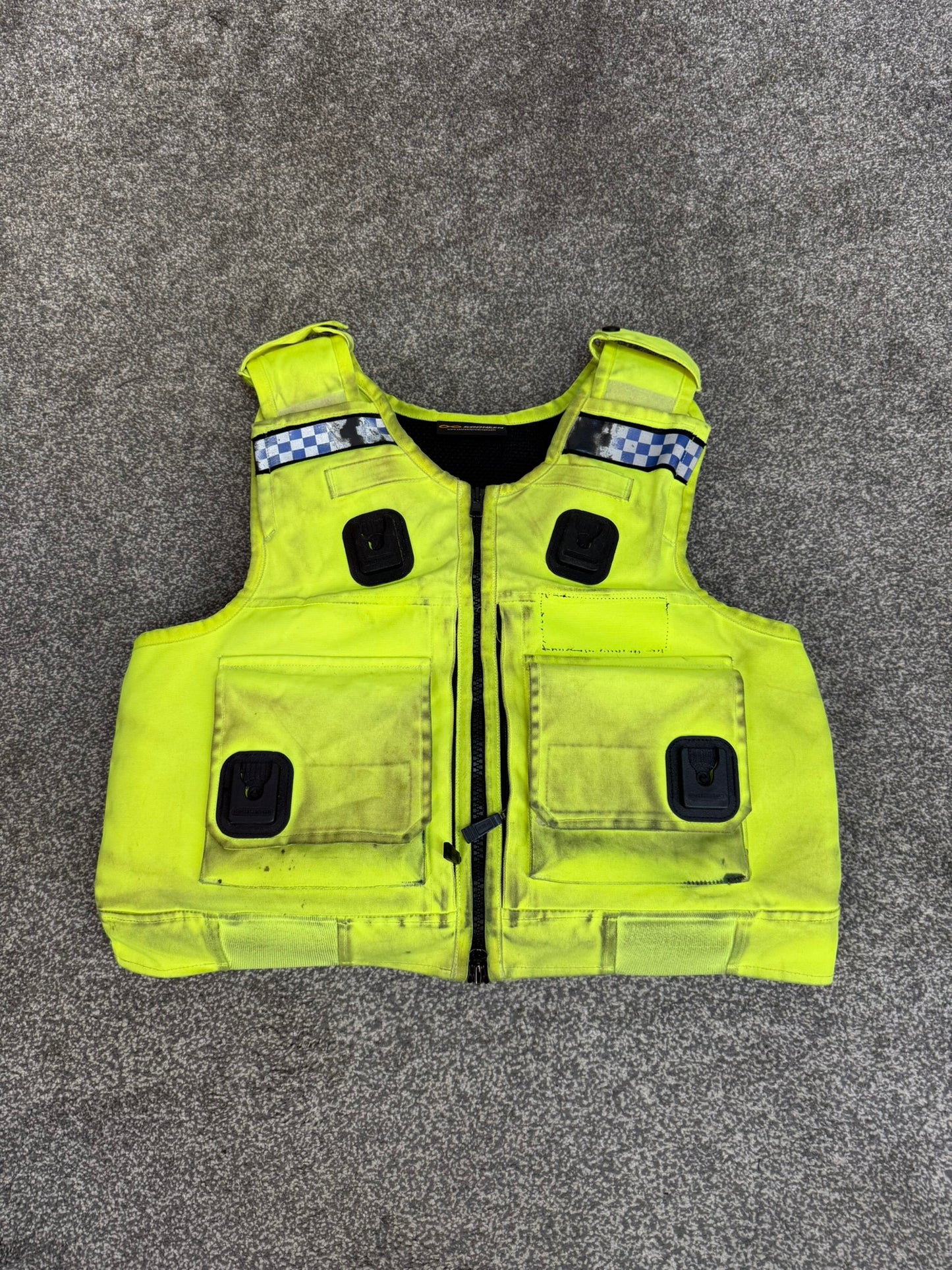 Ex Police Cooneen Body Armour Security Vest MED - Anti Stab & Ballistic HG1A & KR1
