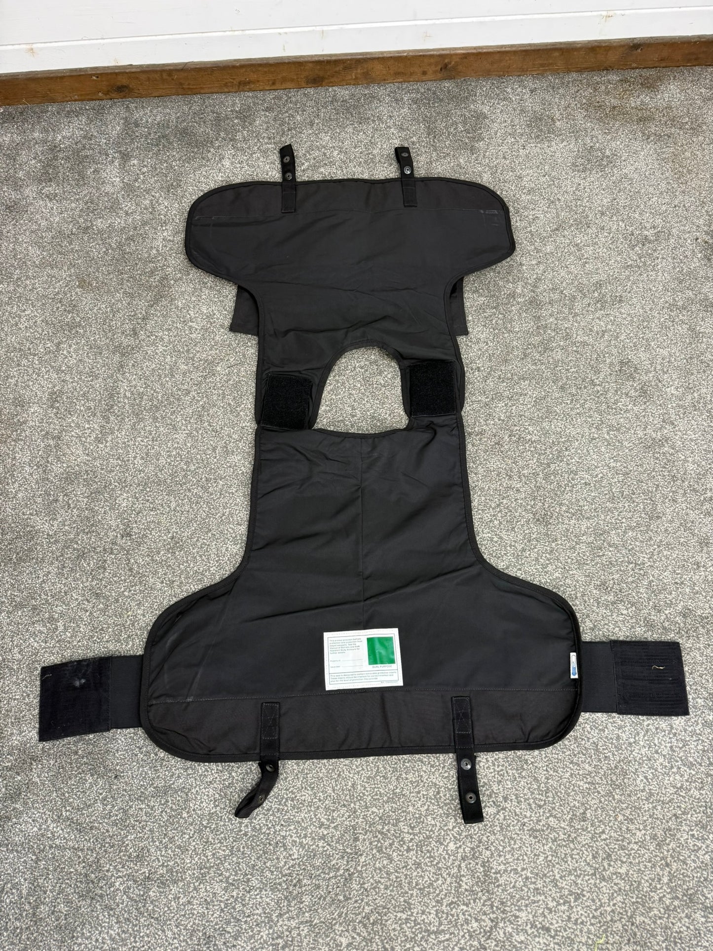 Ex Police Mehler Body Armour Vest COVER Black Security TV Film Uniform