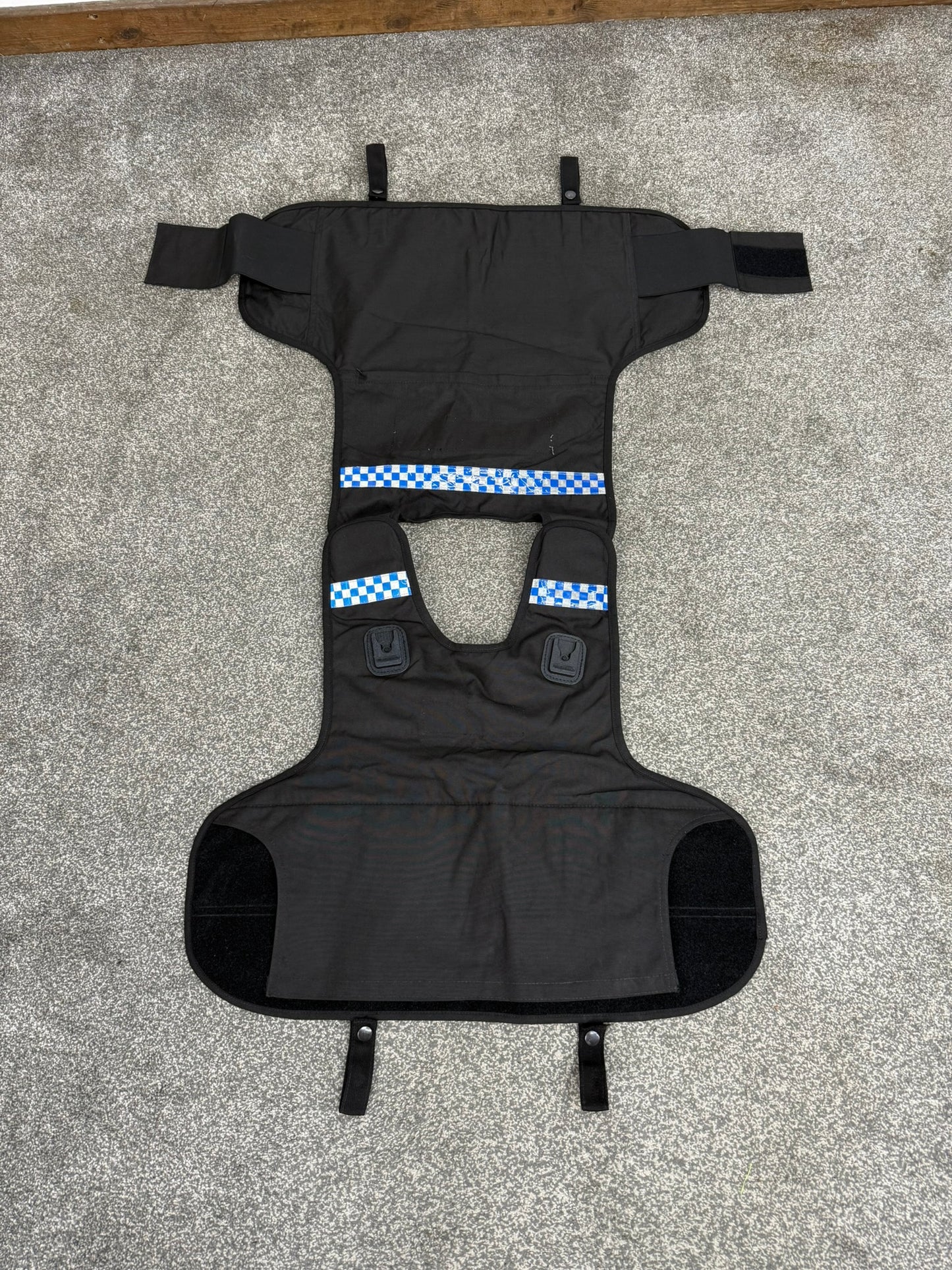 Ex Police Mehler Body Armour Vest COVER Black Security TV Film Uniform
