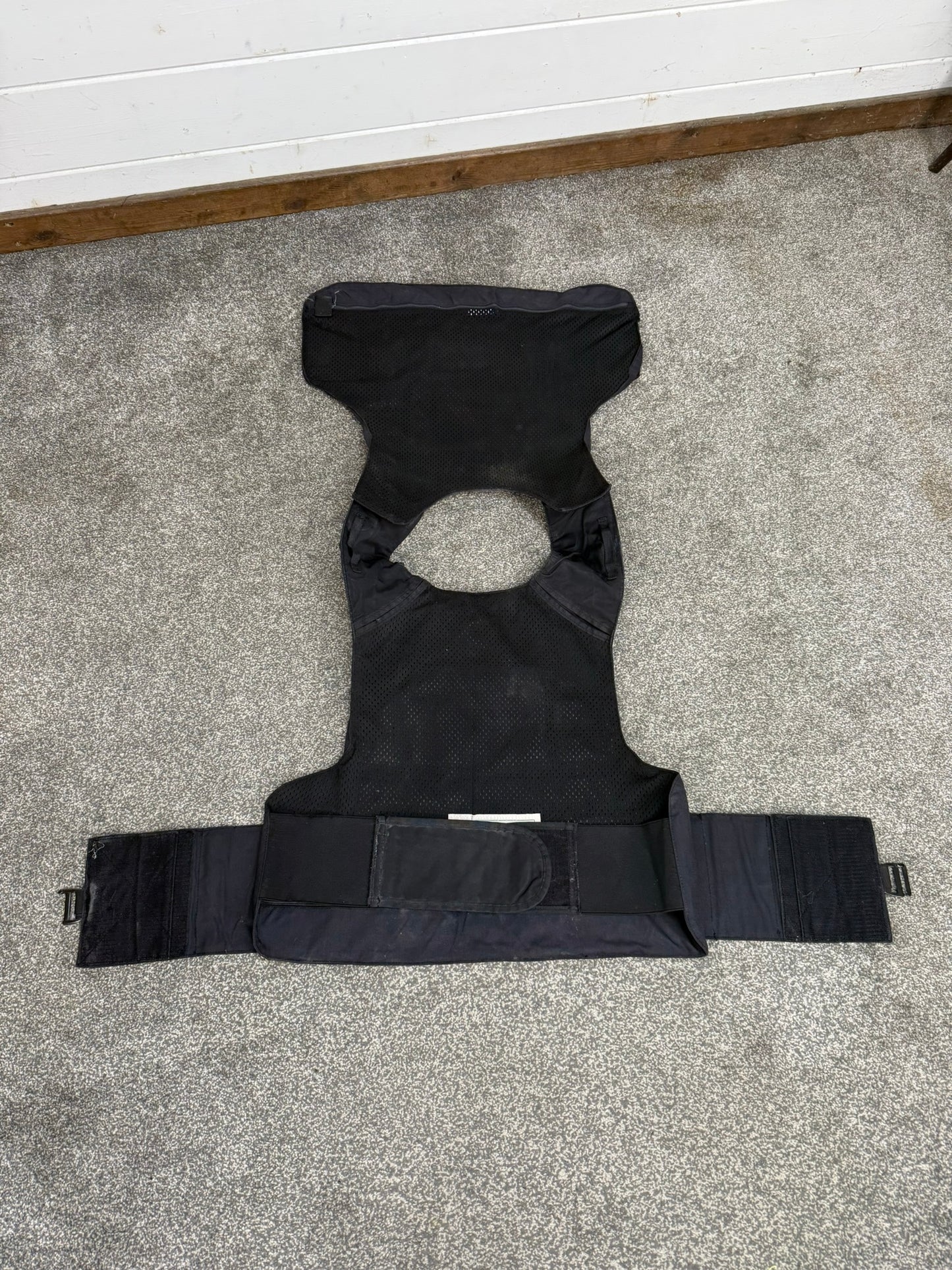 Ex Police Mehler MOLLE Body Armour Stab Vest Cover Black Security Airsoft