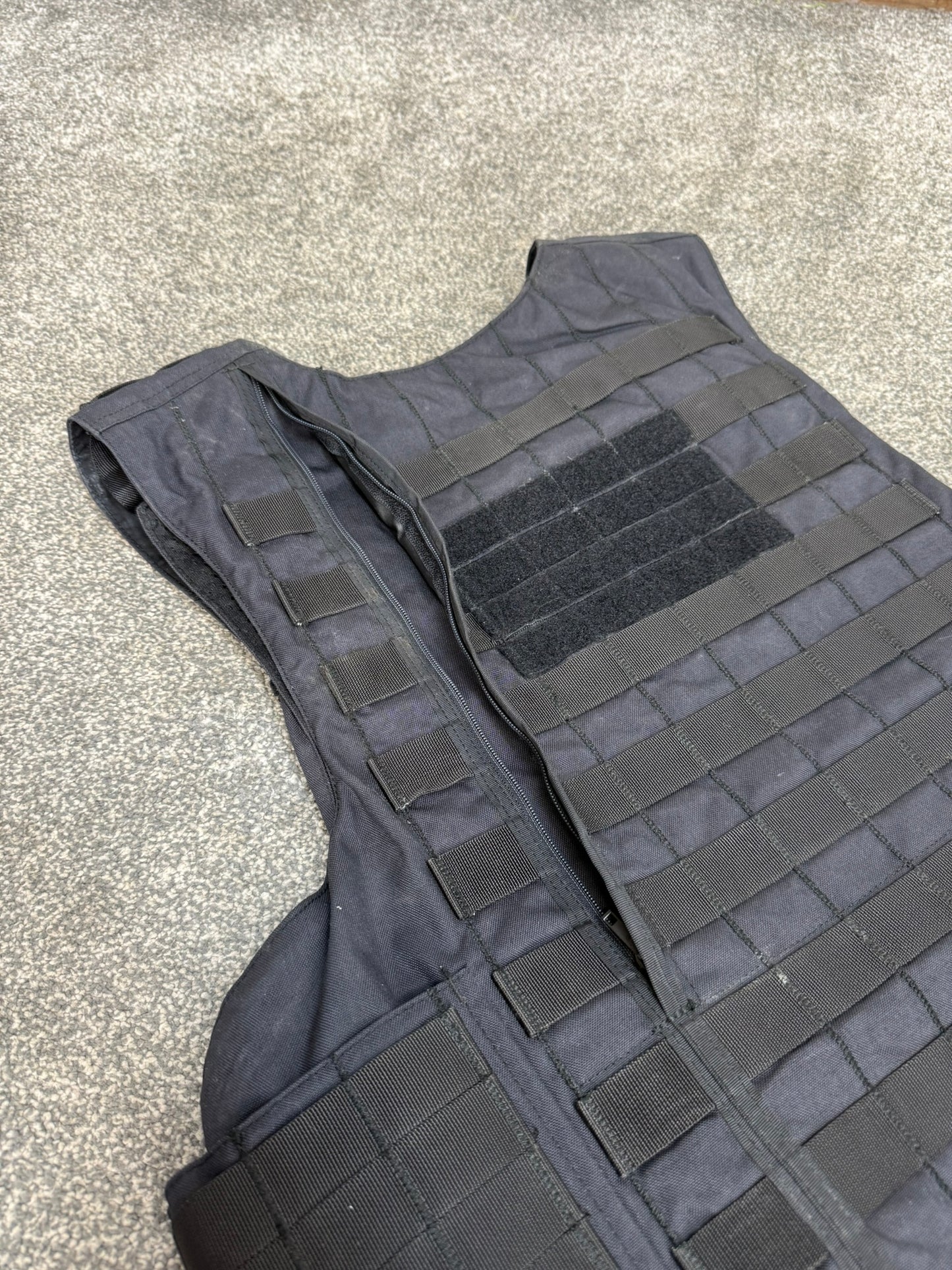 Ex Police Mehler MOLLE Body Armour Stab Vest Cover Black Security Airsoft