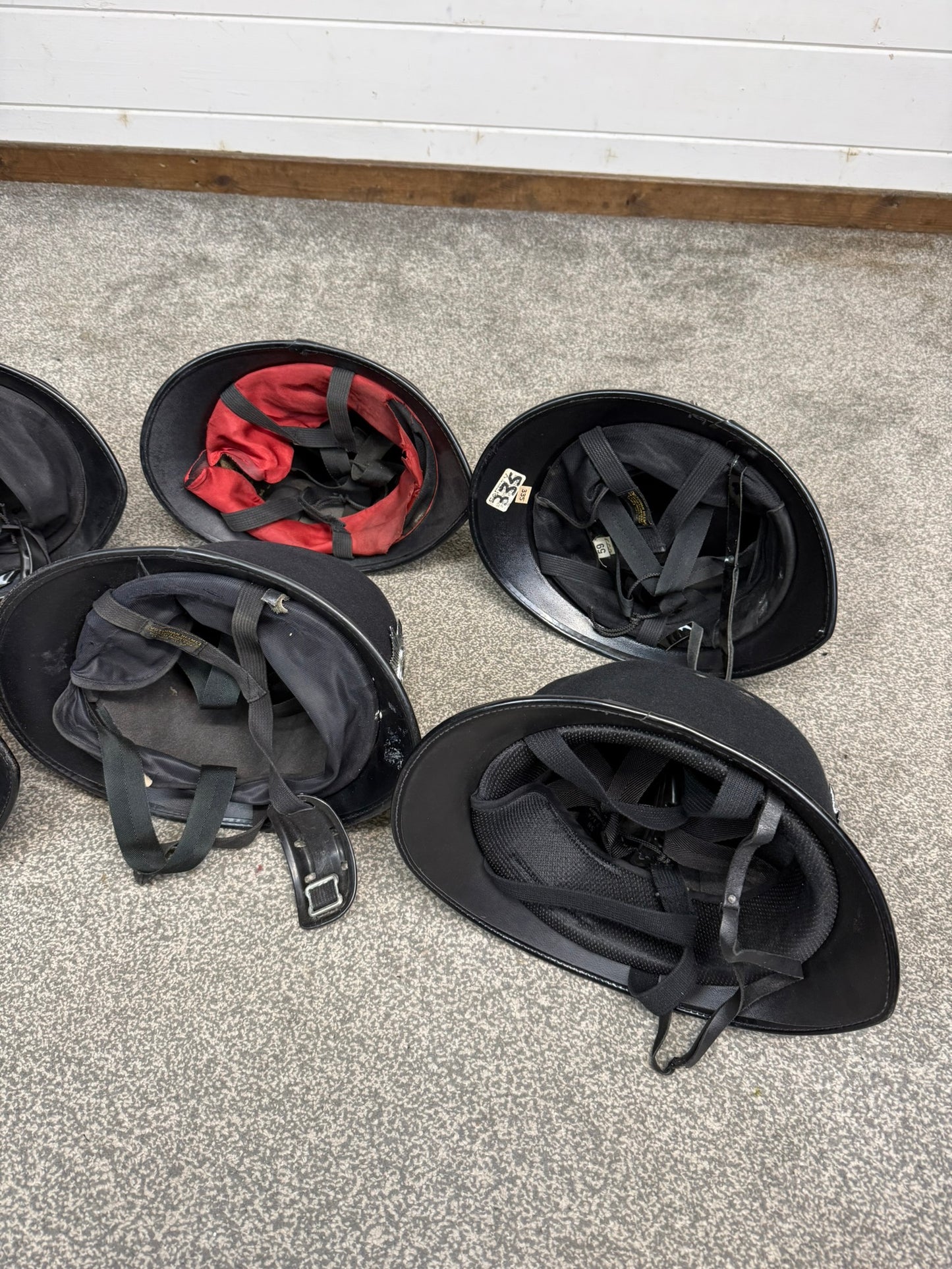 Ex Police Bobby Helmet Custodian Helmet Job Lot x6 Film Display Theatre