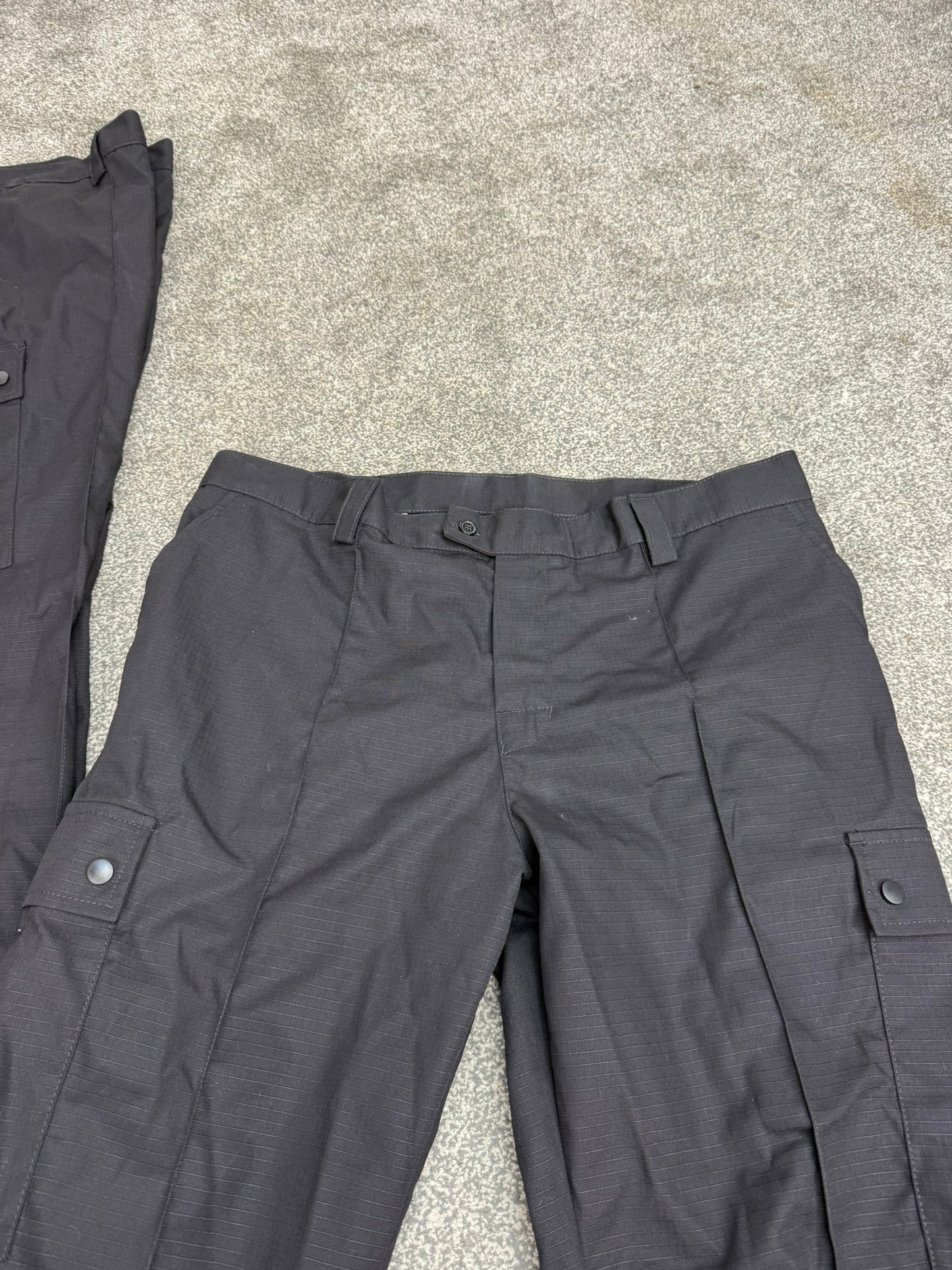 2x Ex Police Men's Ripstop Cargo Trousers 40" Waist Security Uniform