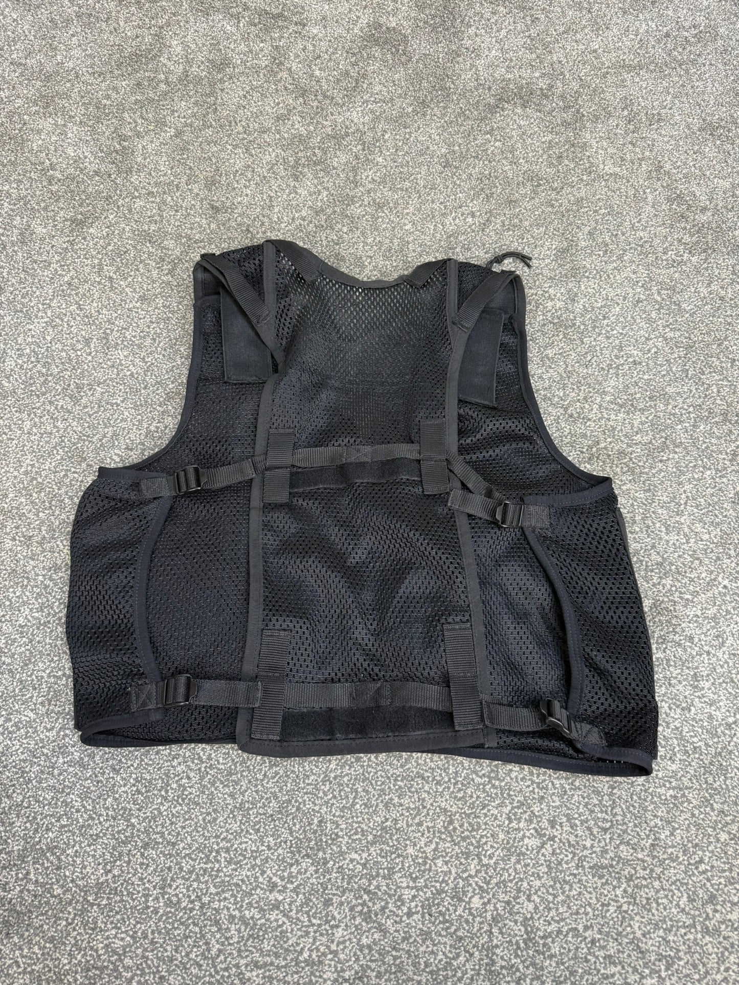 Ex Police Black Utility Tac Vest SML Equipment Vest Security Patrol Airsoft