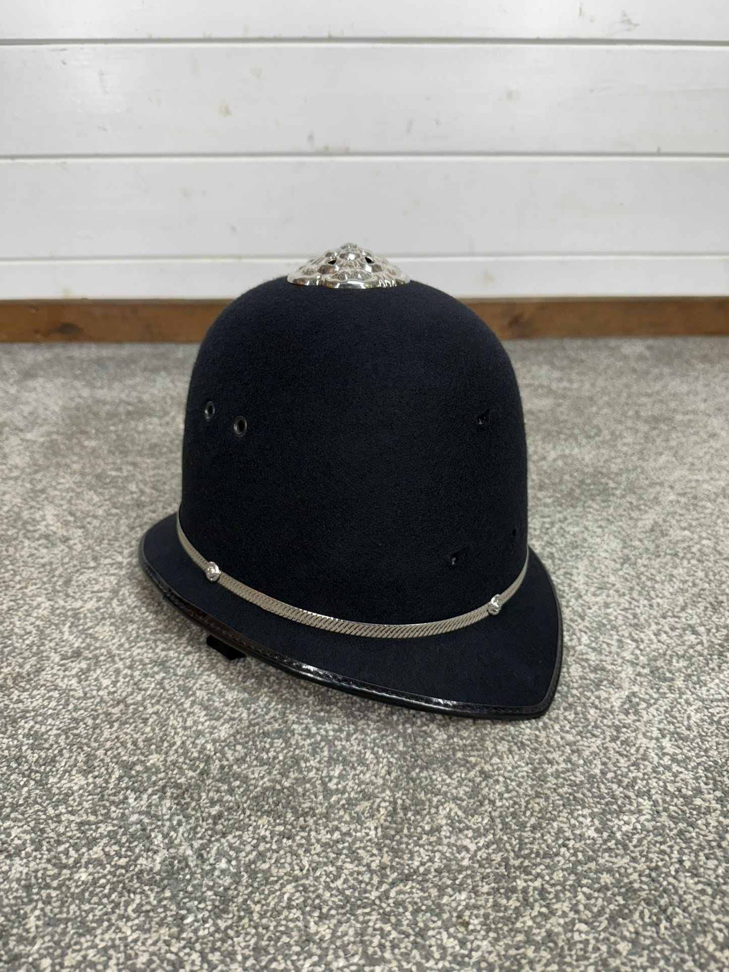 NEW Ex Police Bobby Custodian Helmet Rose Top 61cm Fancy Dress Display