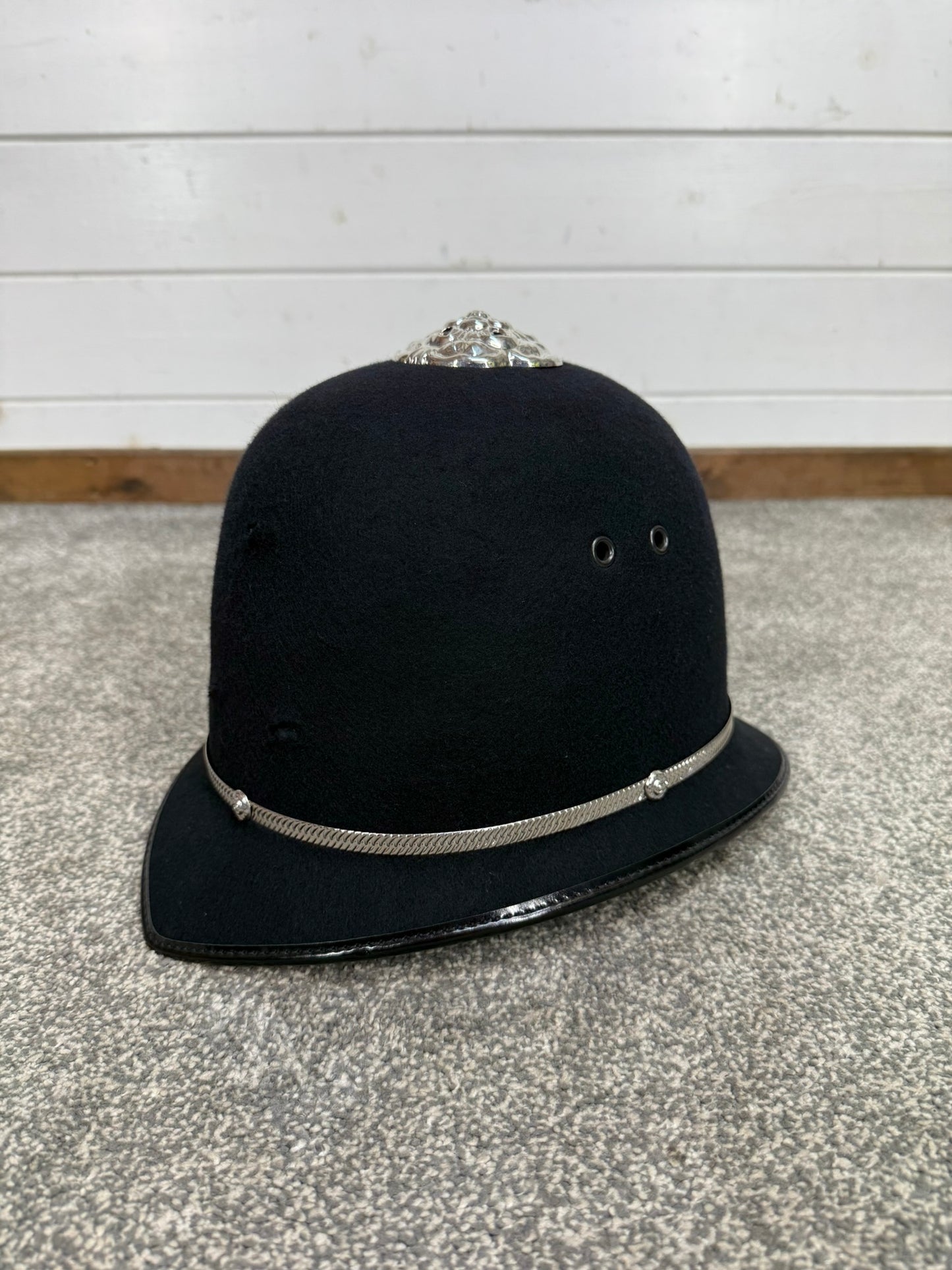 NEW Ex Police Bobby Custodian Helmet Rose Top 61cm Fancy Dress Display