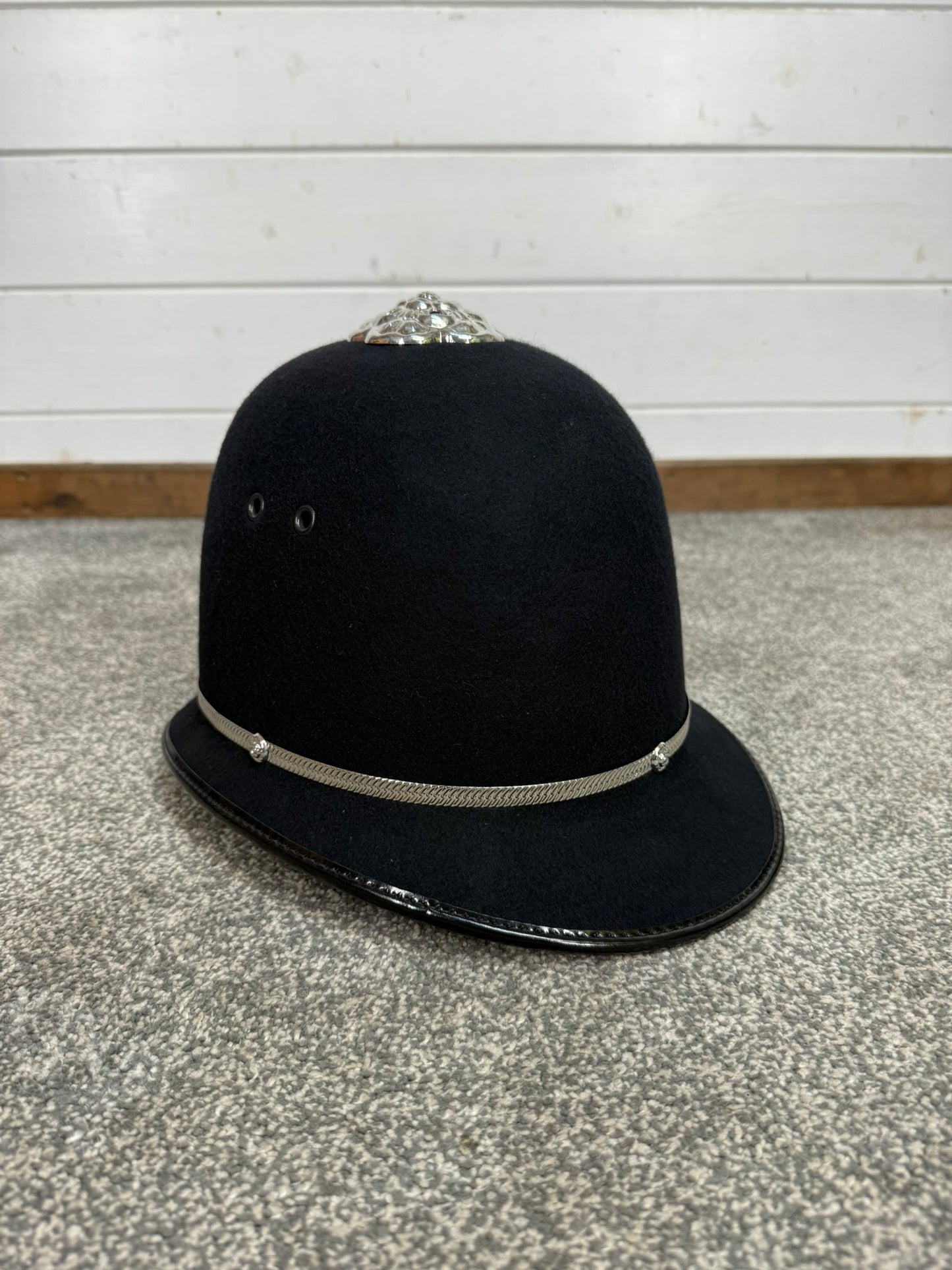 NEW Ex Police Bobby Custodian Helmet Rose Top 61cm Fancy Dress Display