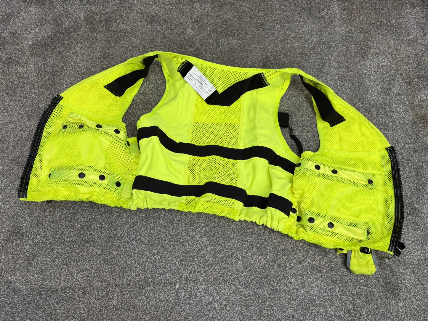Safariland Hi-Vis MOLLE Vest With Taser X2 Holster Police Tactical Security Vest XXL