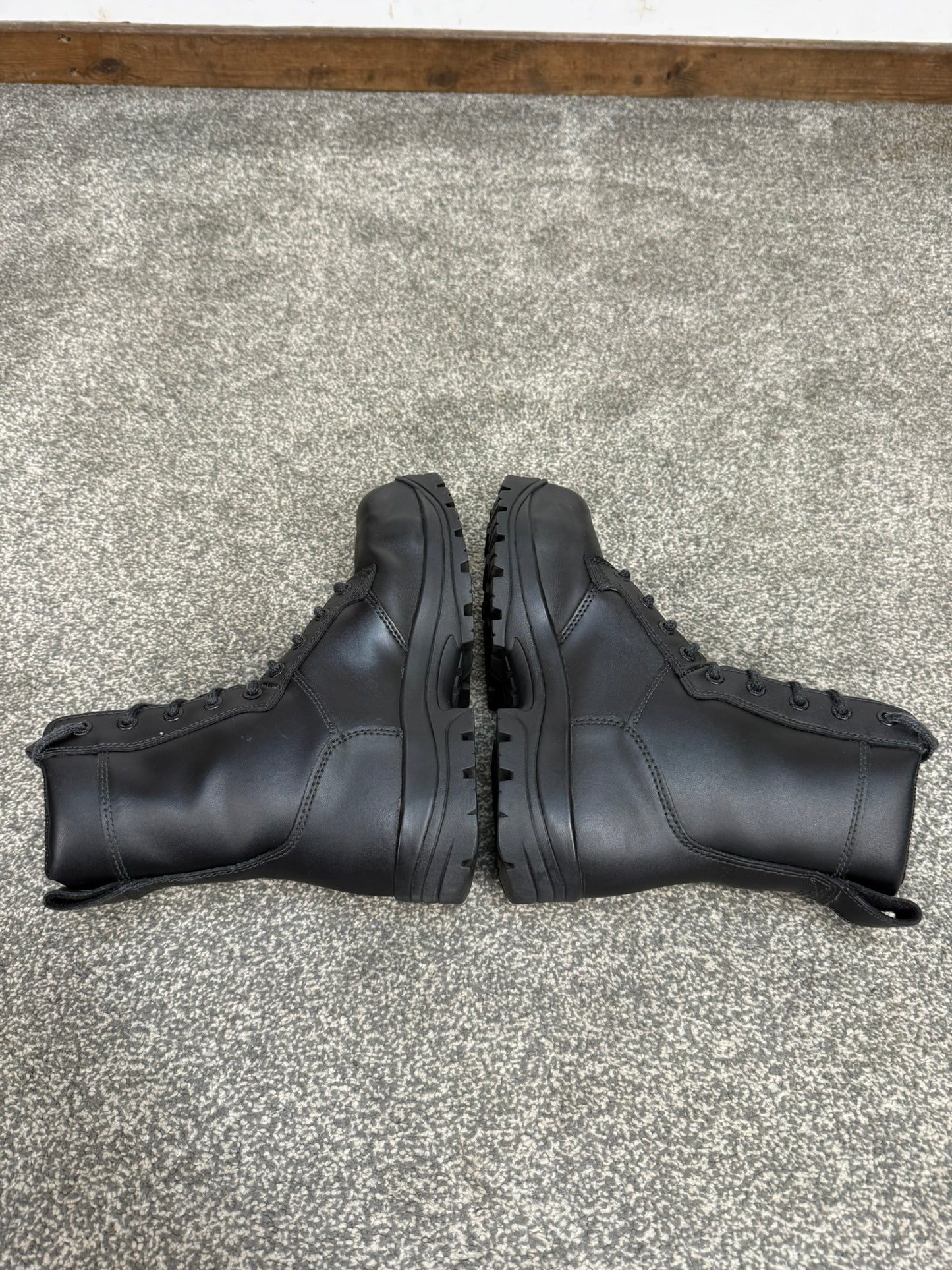 Magnum Elite Shield Met Black Leather Combat Boots UK 5 Ex Police Security Work