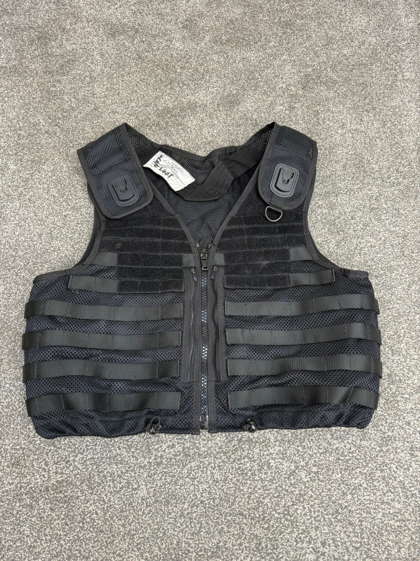 Ex Police Black Safariland Vest Molle Tactical Utility Security Vest XL