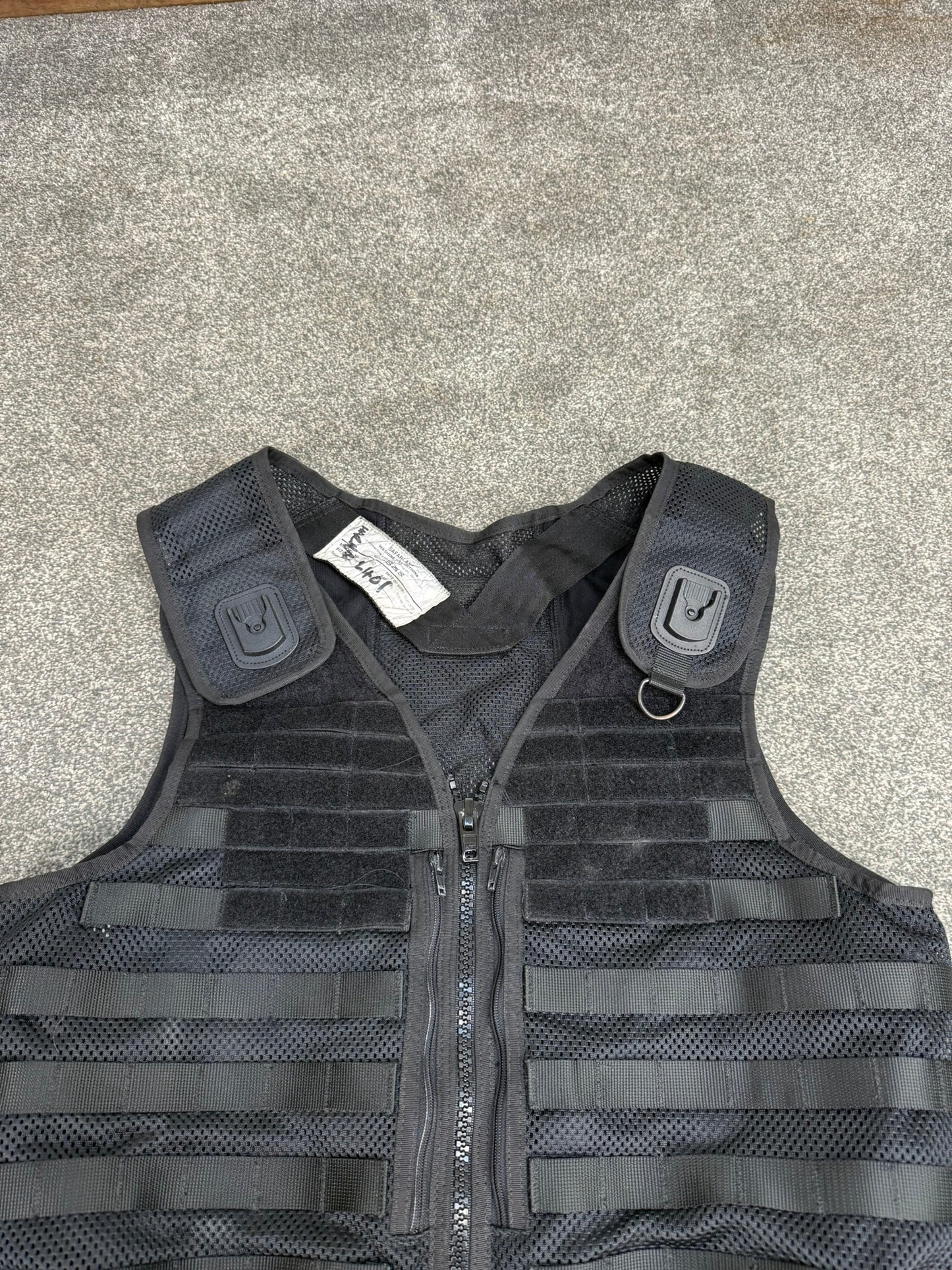 Ex Police Black Safariland Vest Molle Tactical Utility Security Vest XL