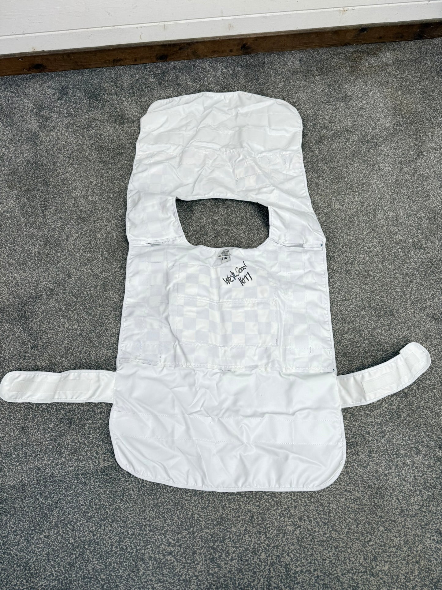 Ex Police Incident Commander White Vest Tabard Film TV Collector Display