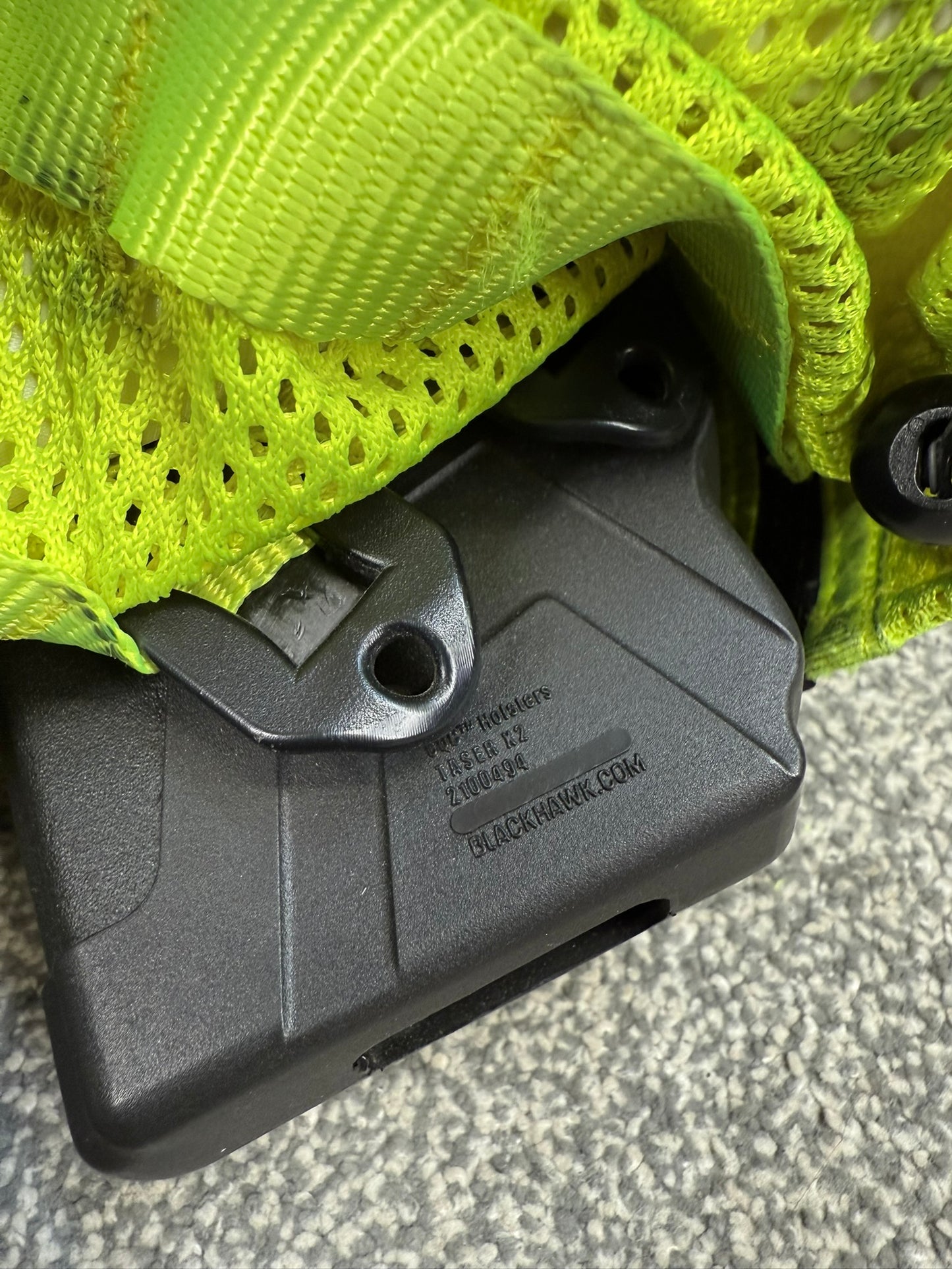 Safariland Hi-Vis MOLLE Vest With Taser X2 Holster Police Tactical Security Vest XL