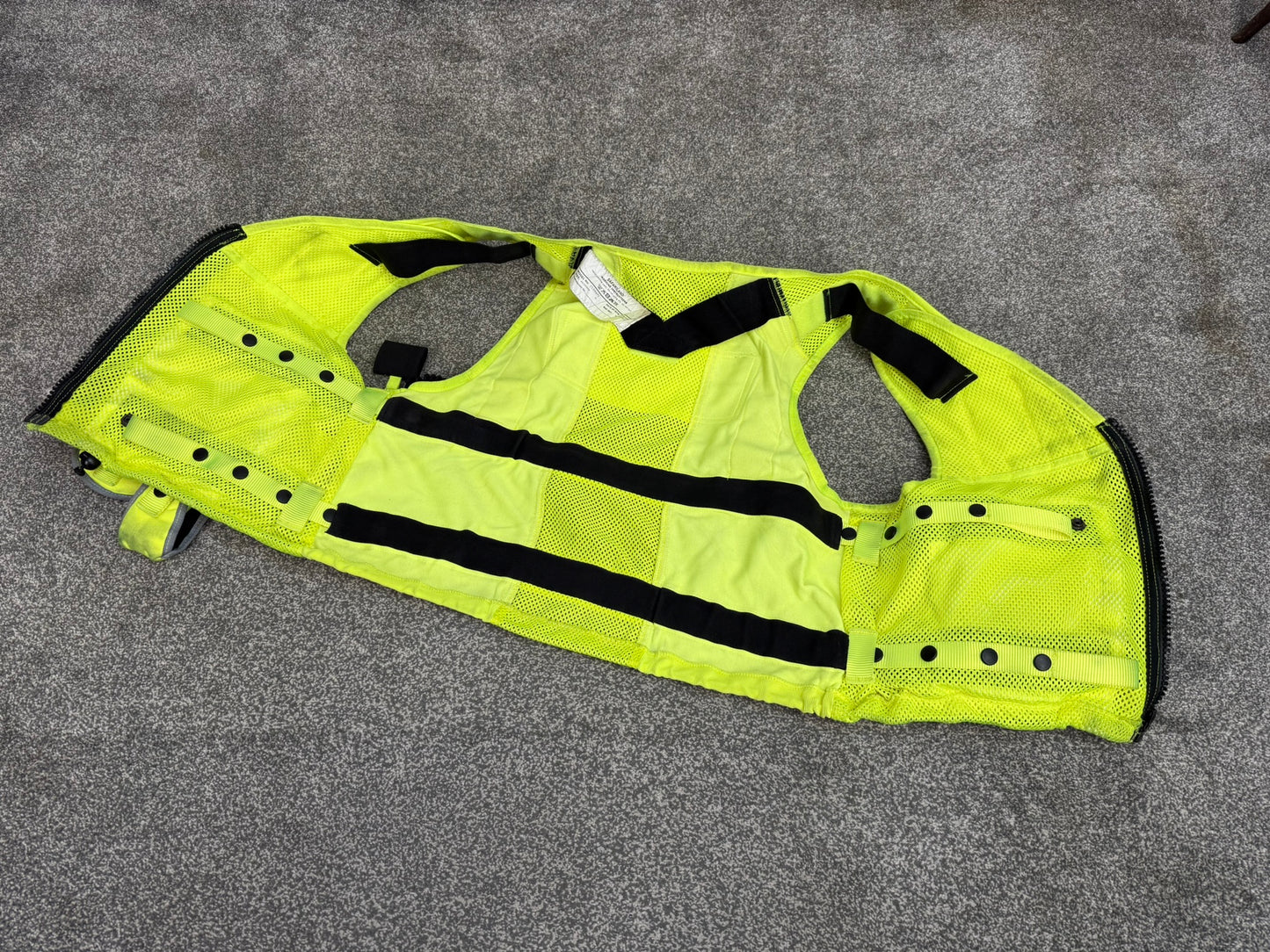 Safariland Hi-Vis MOLLE Vest With Taser X2 Holster Police Tactical Security Vest XL